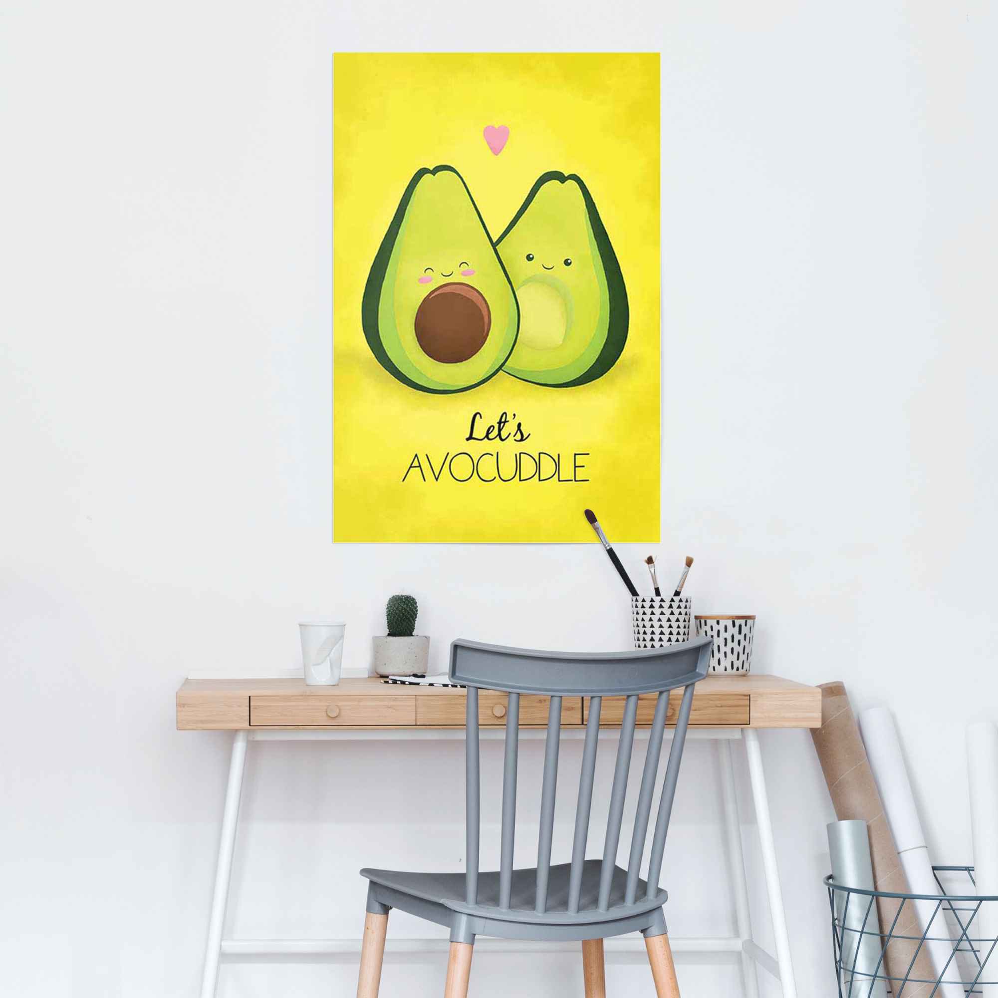 Reinders Poster "Avocado let´s avocuddle", (1 St.) günstig online kaufen