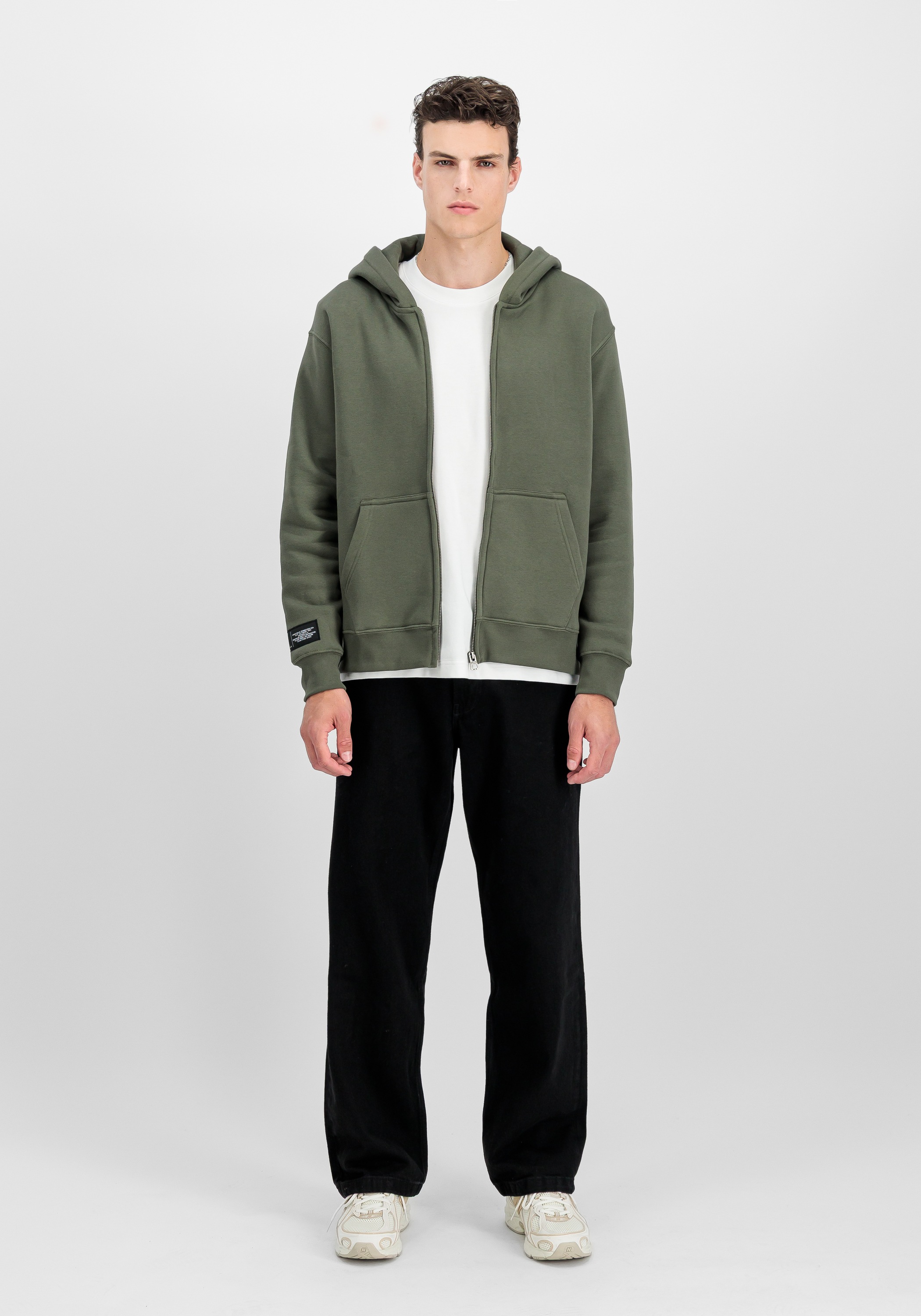 Alpha Industries Hoodie "Label Hoodie Zip Backprint" günstig online kaufen