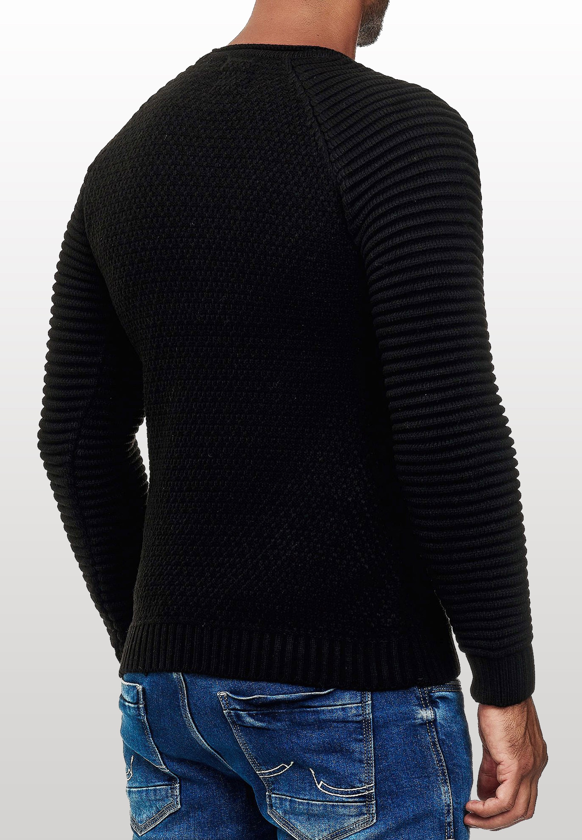 Thumbnail - Rusty Neal Strickpullover, in modischem Grobstrick-Design