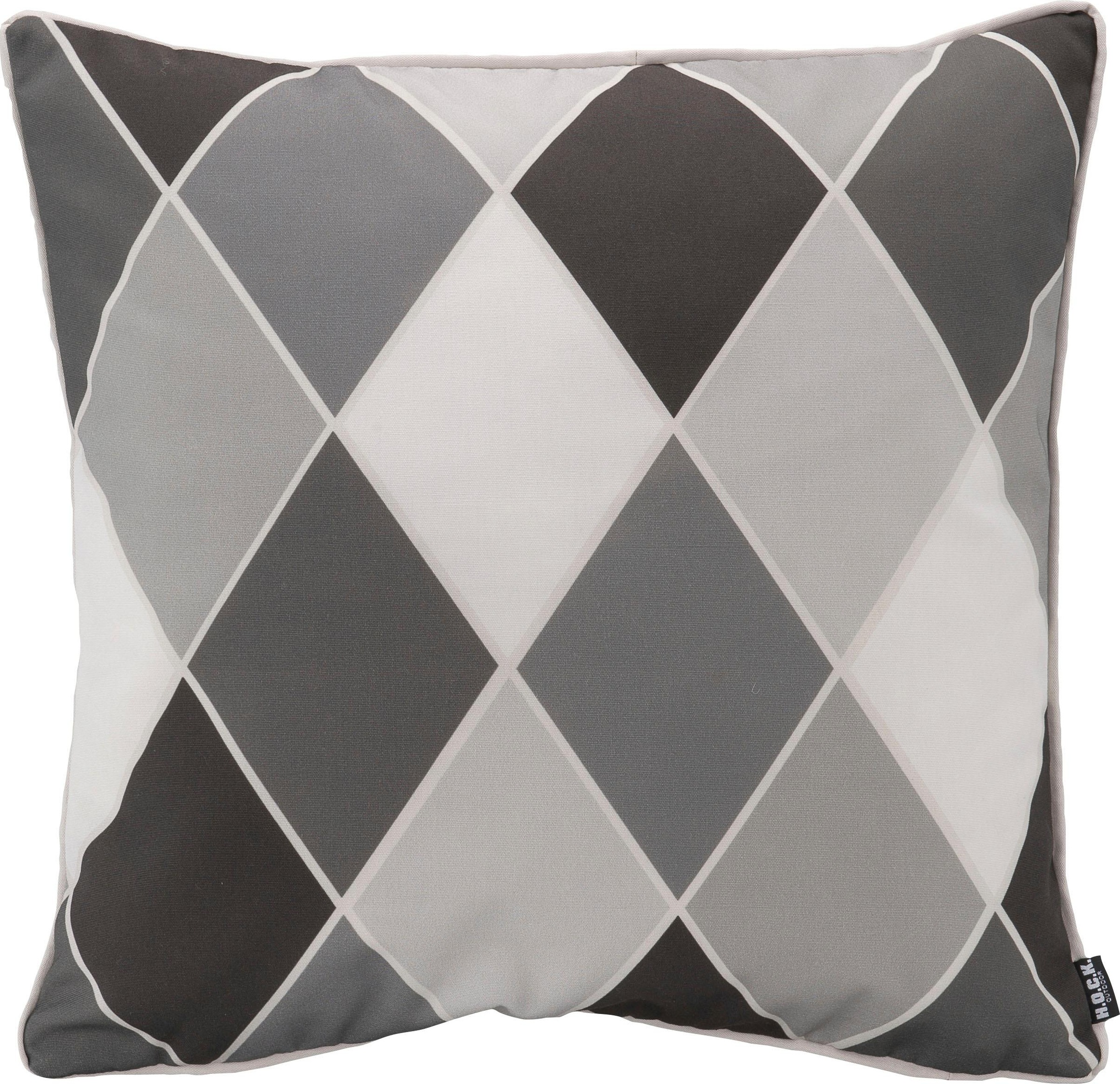 H.O.C.K. Dekokissen "Diamond" 50/50 cm, Kissenhülle mit Füllung, 1 Stück günstig online kaufen