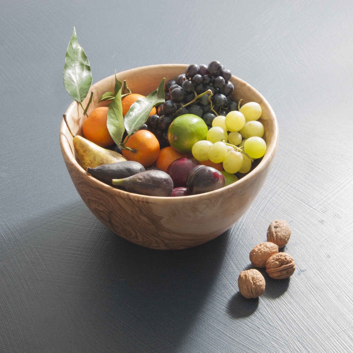 Thumbnail - BERARD FRANCE 1892 Obstschale 1 Stk. aus Massivholz Olivenholz aus zertifizierter Forstwirtschaft, jedes Stück ein Unika...