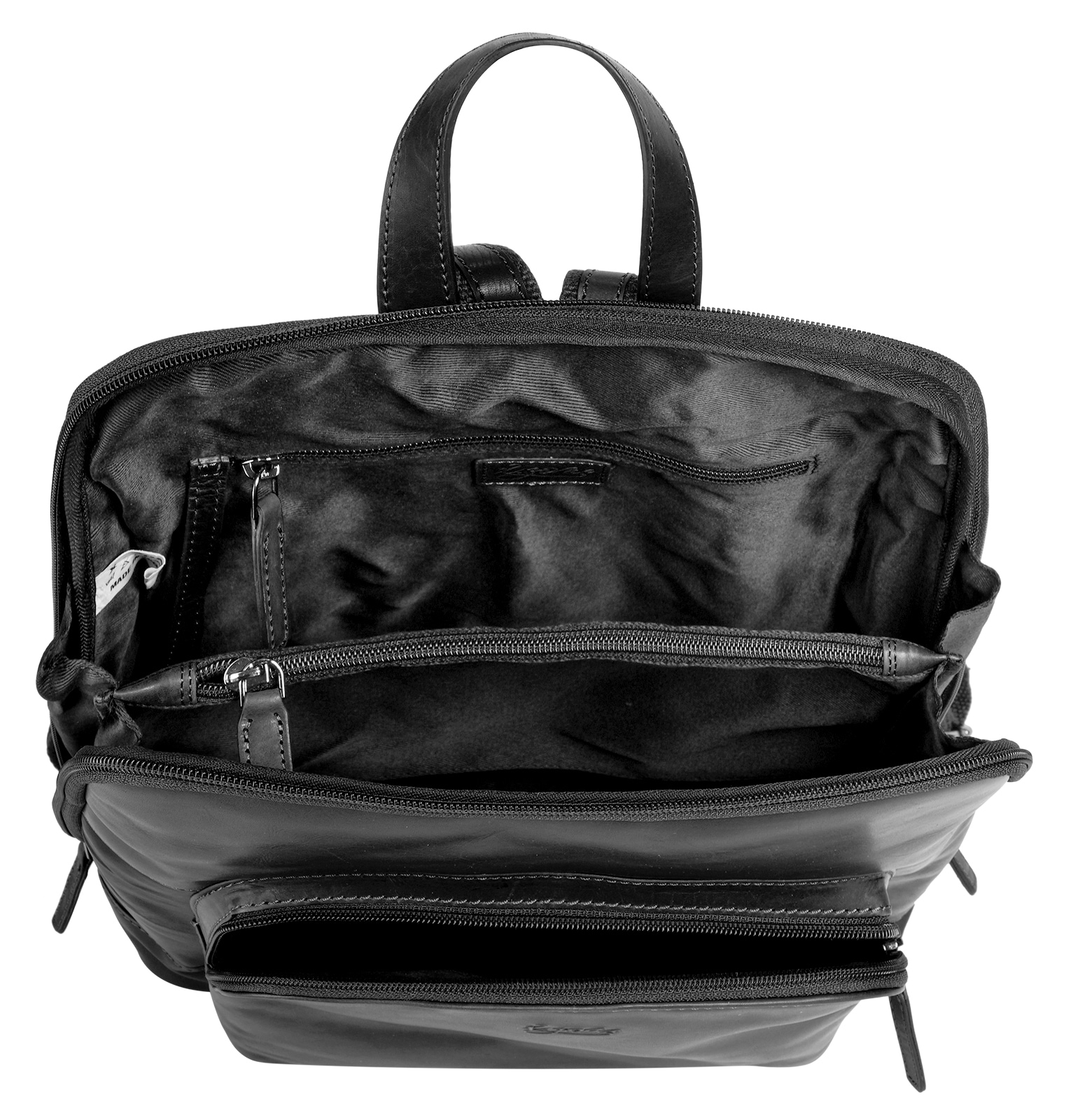 X-Zone Cityrucksack, echt Leder