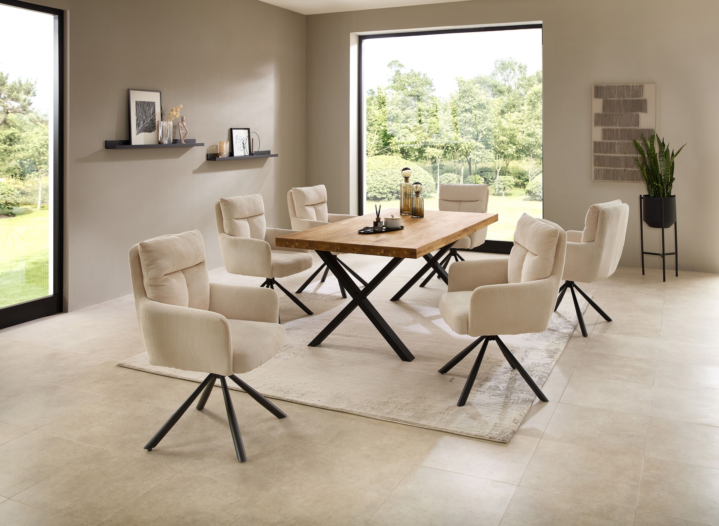 Stolkom Armlehnstuhl "Sofia" (Set) 2 Stk.180 grad drehbar mit Auto-Return, günstig online kaufen