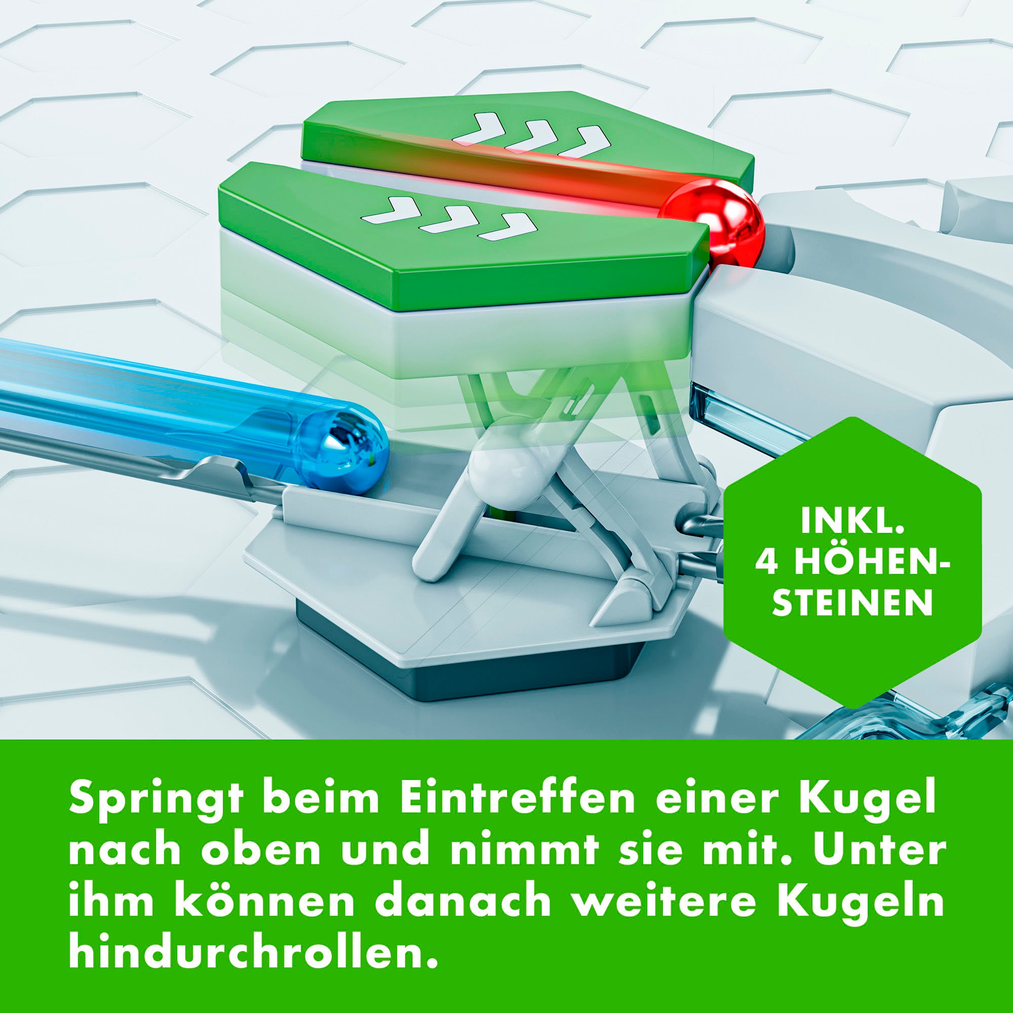 Ravensburger Kugelbahn-Bausatz »GraviTrax Element Jumper«, Made in Europe