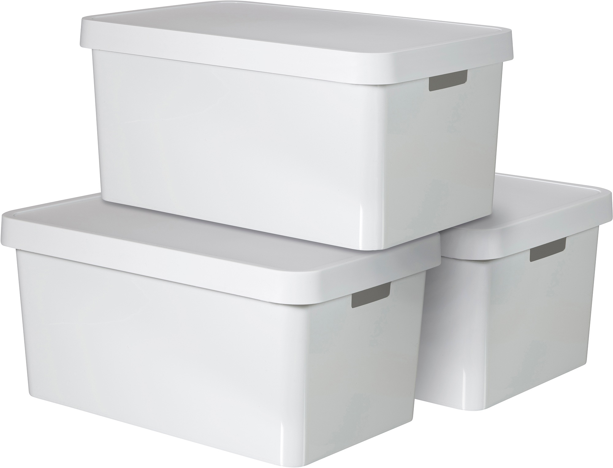 Curver Organizer "INFINITY" Aufbewahrungsbox, stapelbar, 45 Liter, weiß günstig online kaufen