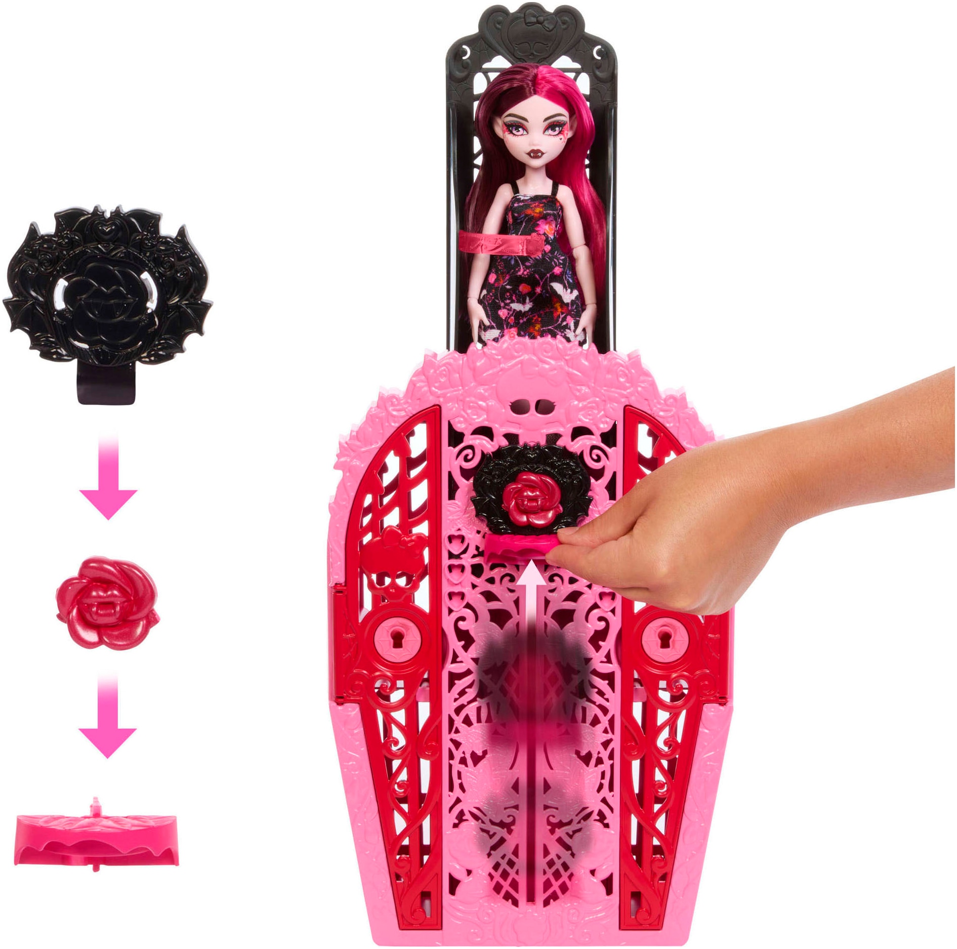 MonsterHigh™ Anziehpuppe »Skulltimate Secrets: Garden Mysteries, Draculaura«