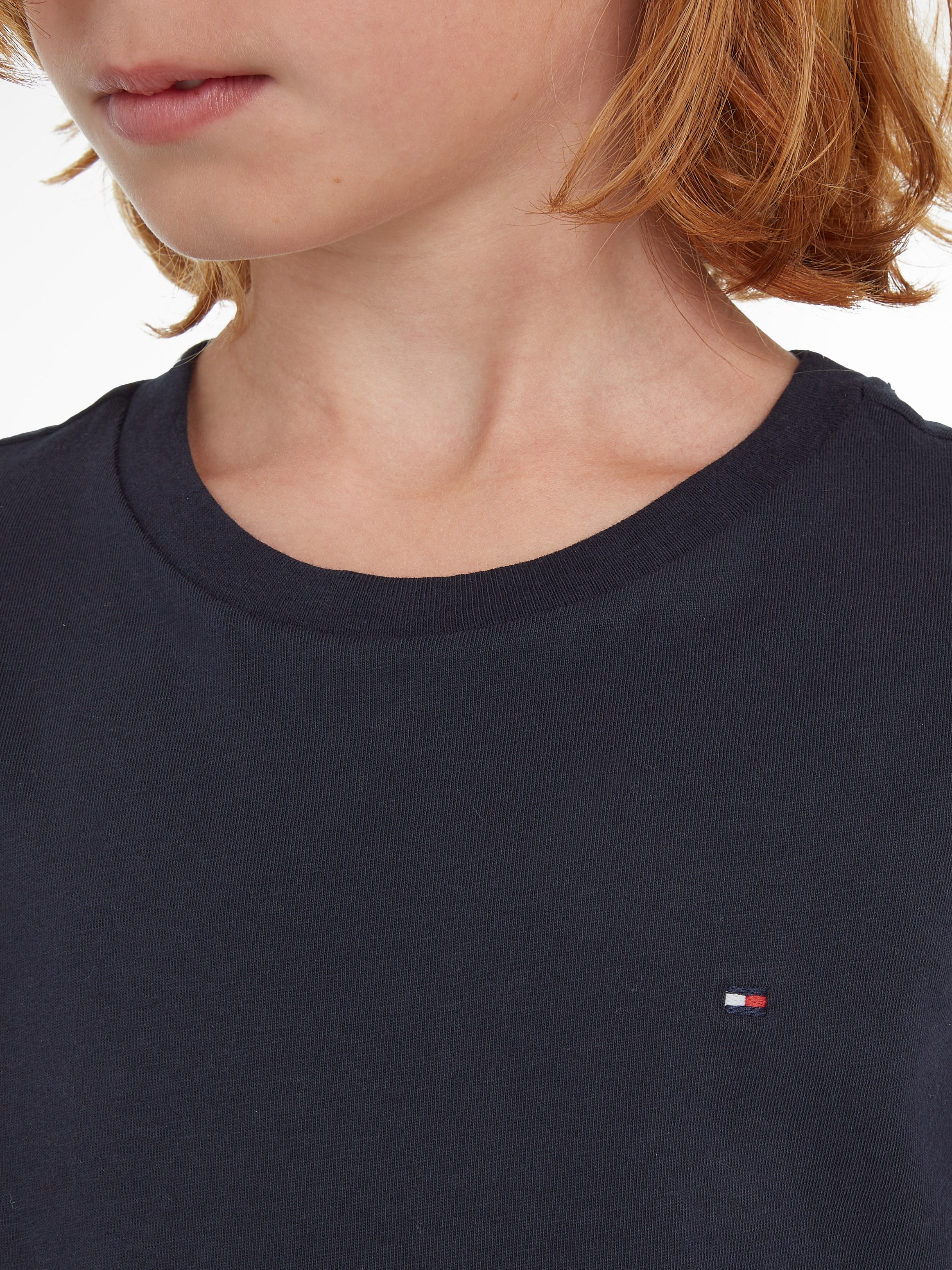 Tommy Hilfiger T-Shirt »BOYS CN für KNIT«, online | kaufen Jungen BASIC BAUR