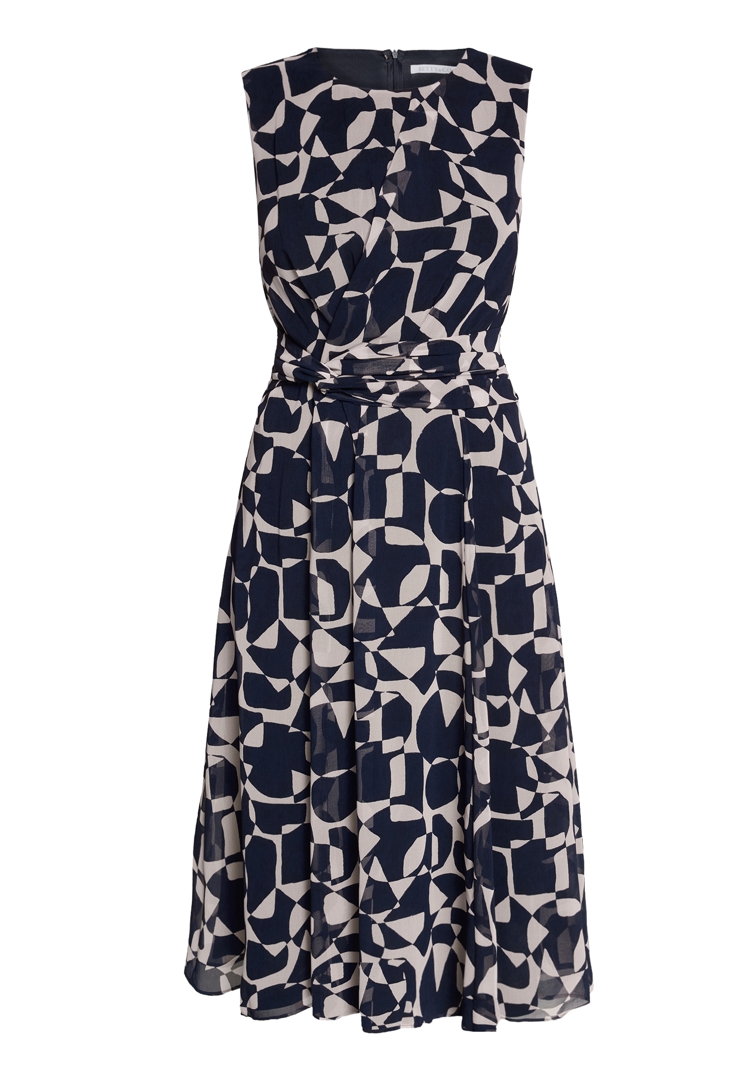 Betty&Co Chiffonkleid »Damen ohne Arm« Ohne Tasche