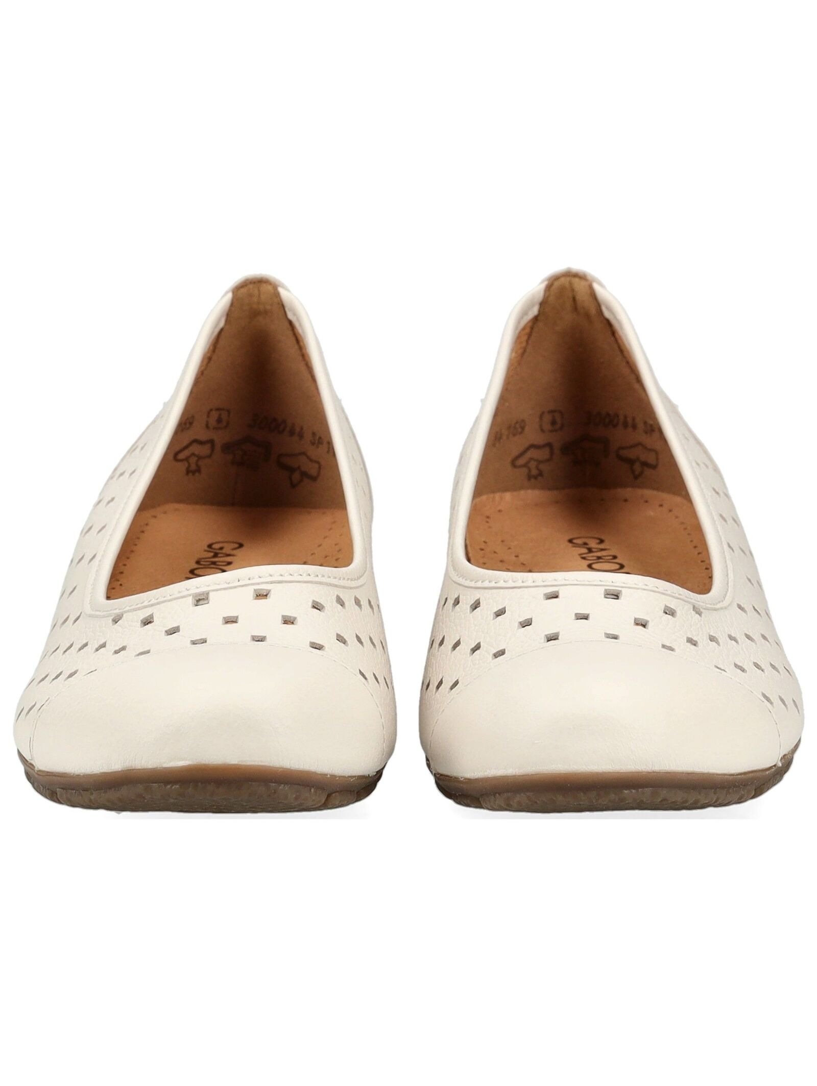 Gabor Ballerinas Leather Women's Cream 38 2