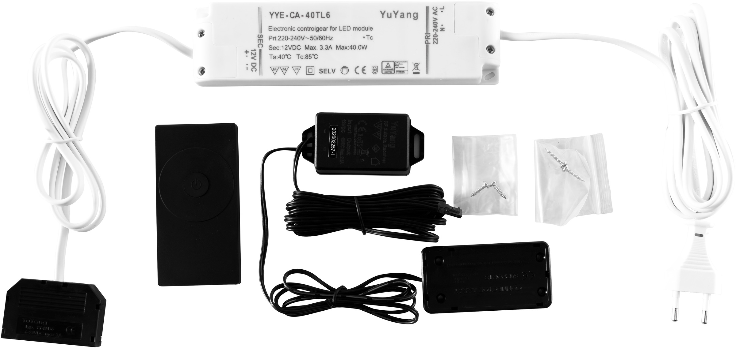 LED-Leuchtmittel MCA FURNITURE, weiß, Leuchtmittel, "SANTERNO Funkfernbedienung Set"