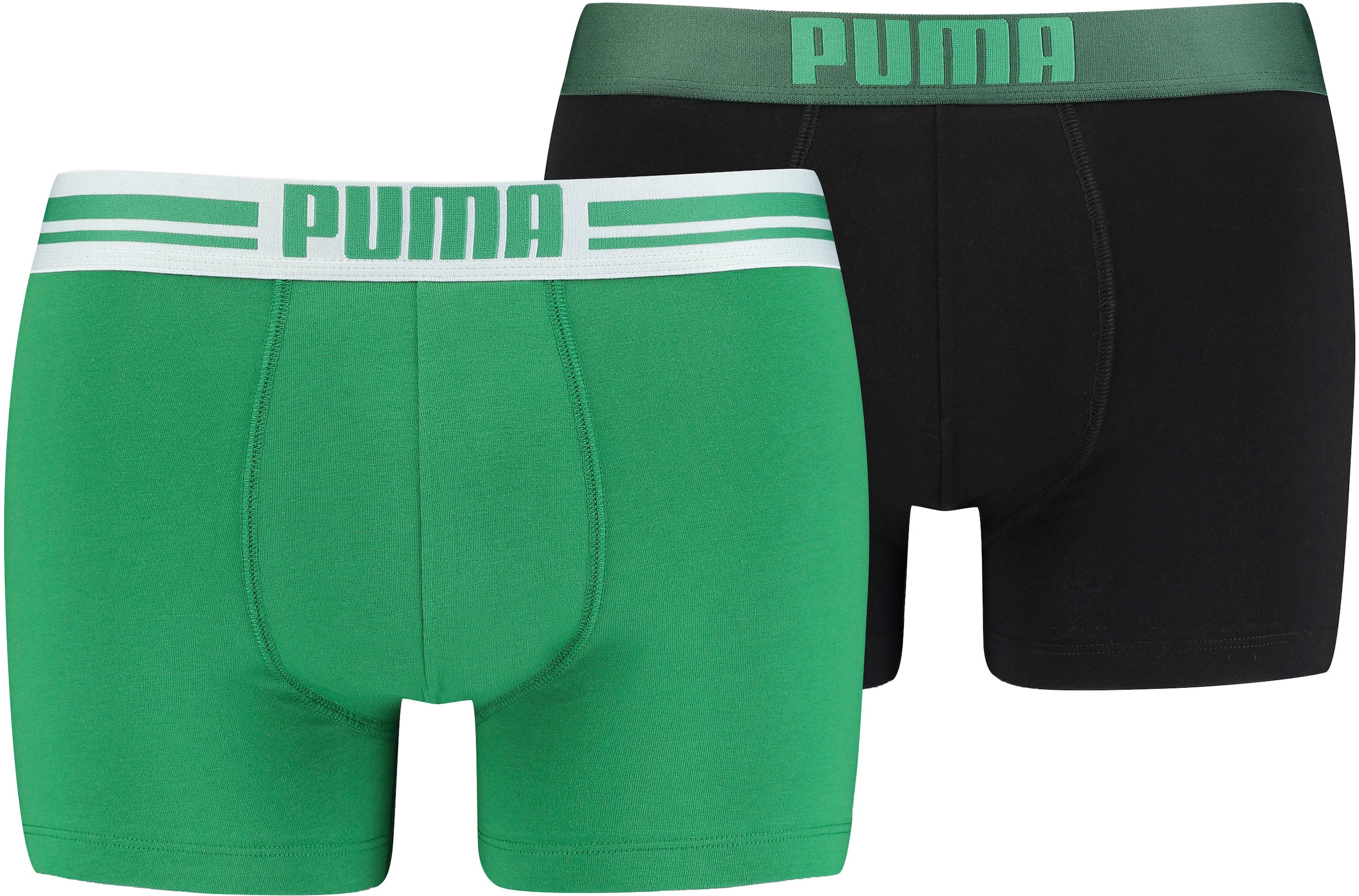 PUMA Boxer, (Packung, 2er-Pack), mit Logo-Bund