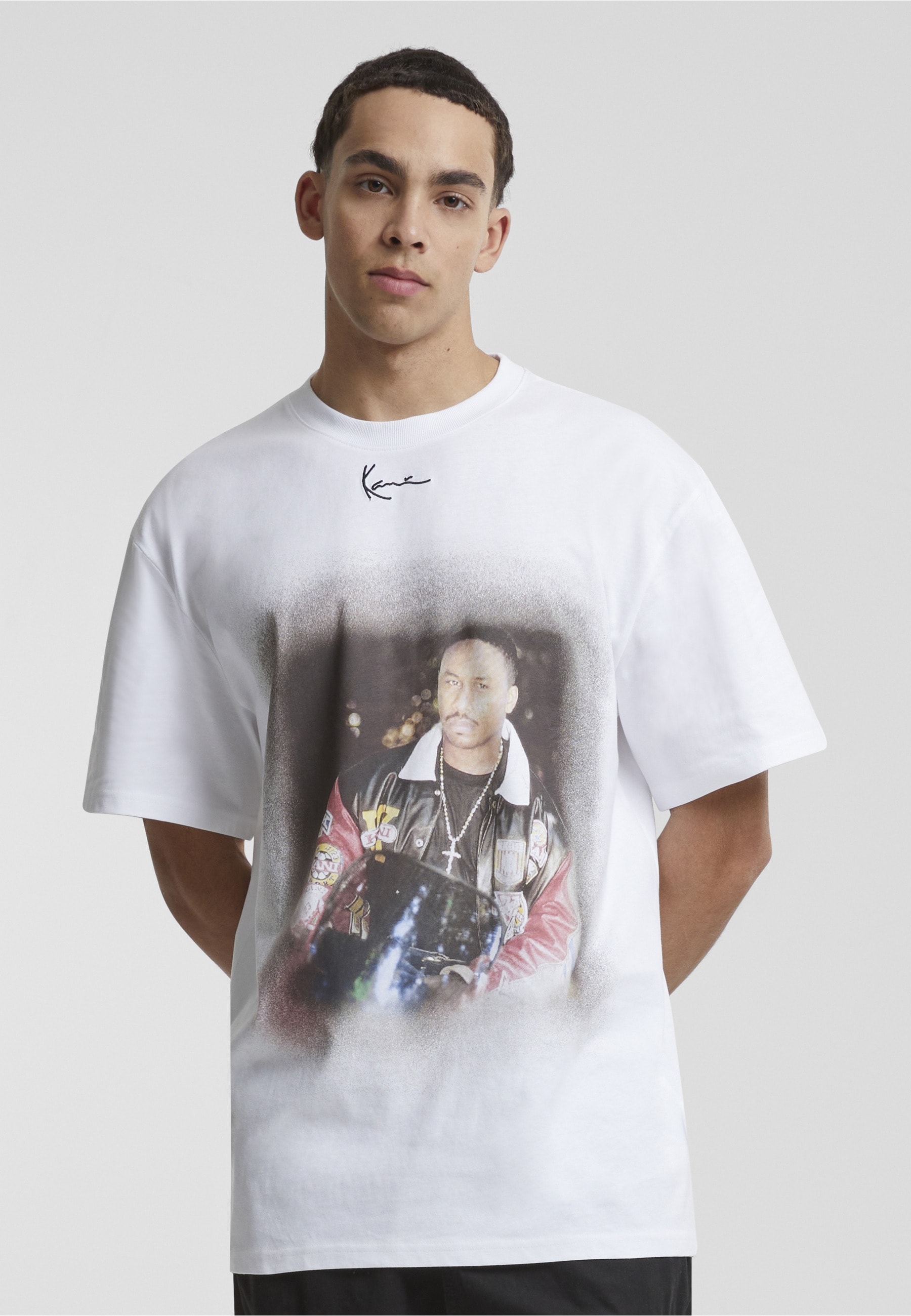 Karl Kani T-Shirt »Karl Kani Herren KU242-007-1 Tiny Signature Print Tee« 1 Stk.