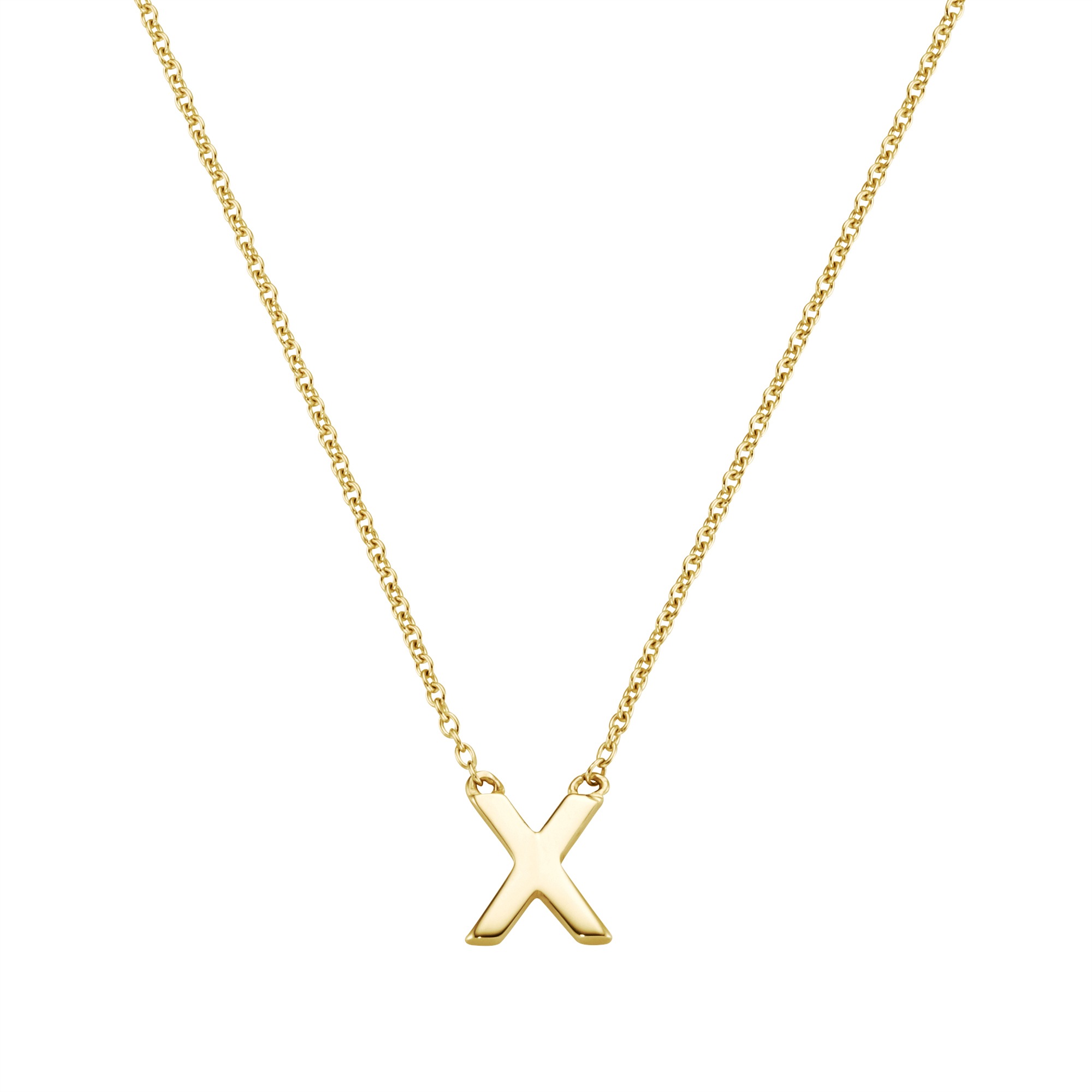 Goldkette »mit einem kleinen X, Gold 375«