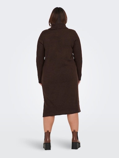 ONLY CARMAKOMA Strickkleid »CARBRANDIE L/S ROLL NECK DRESS KNT NOOS«