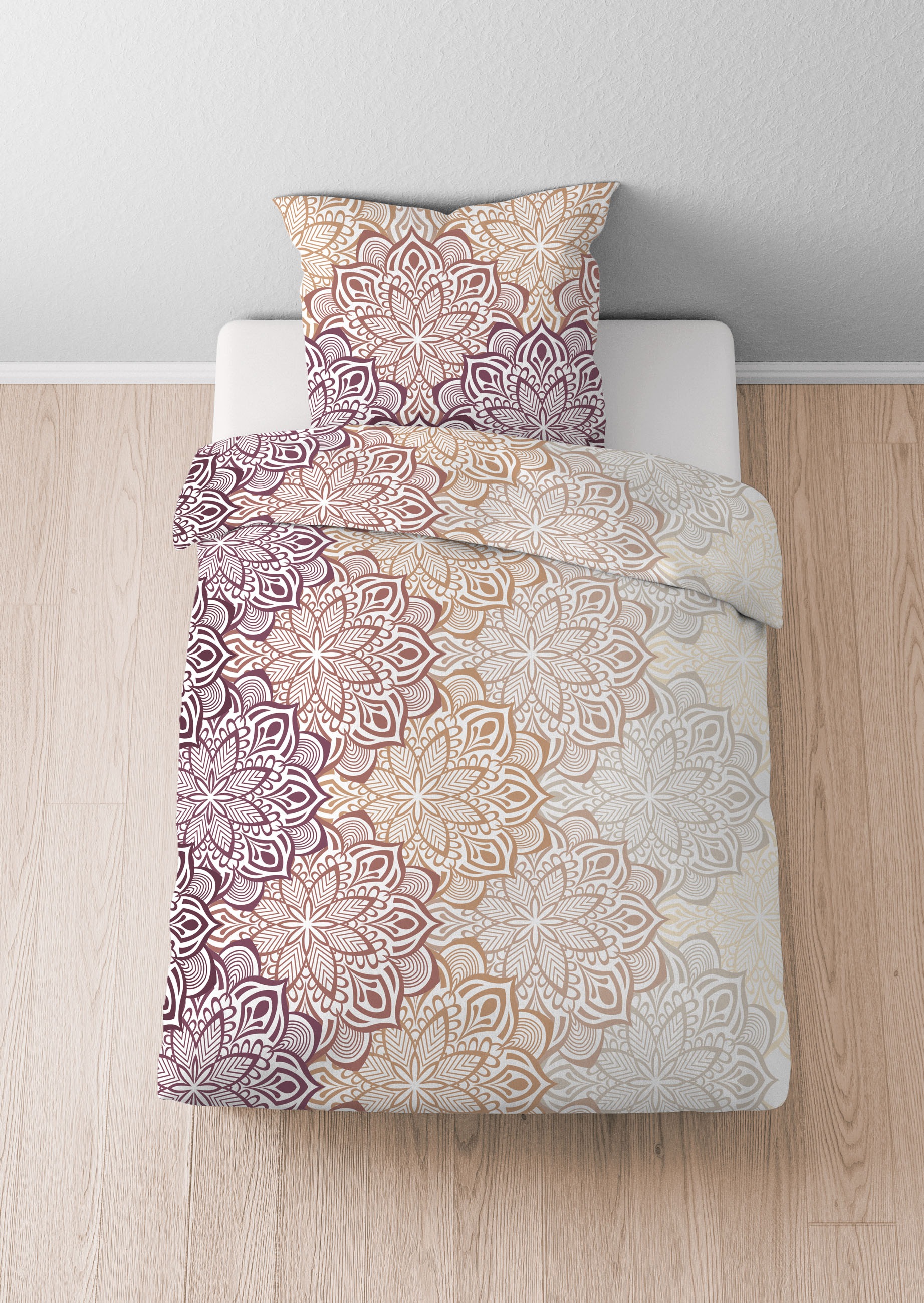 Castell - Markenbettwäsche Bettwäsche "0301127" 2 Stk. wohlig warm, tempera günstig online kaufen