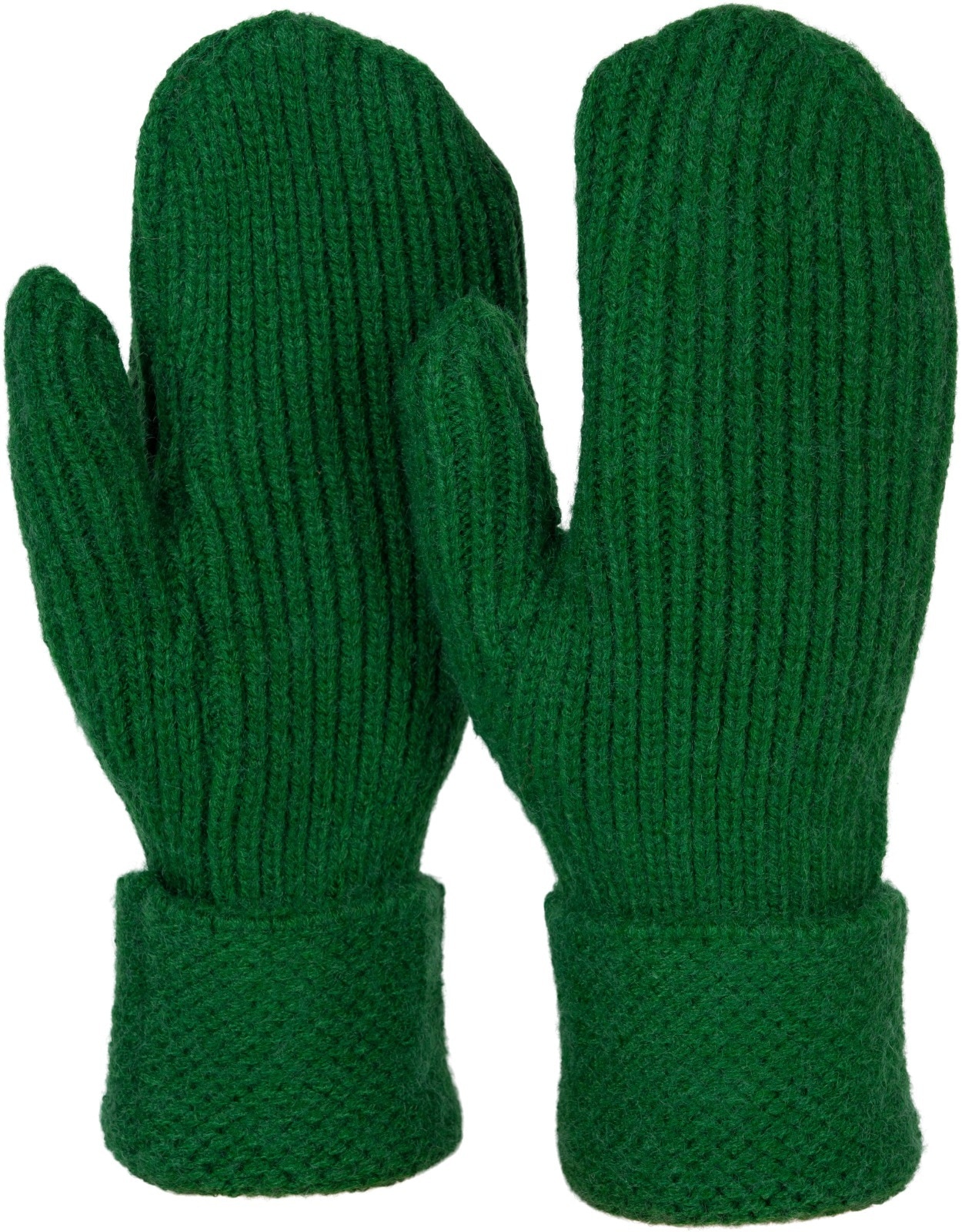styleBREAKER Fäustlinge "Strick Fäustlinge mit gemustertem Bund" 1 Stk.