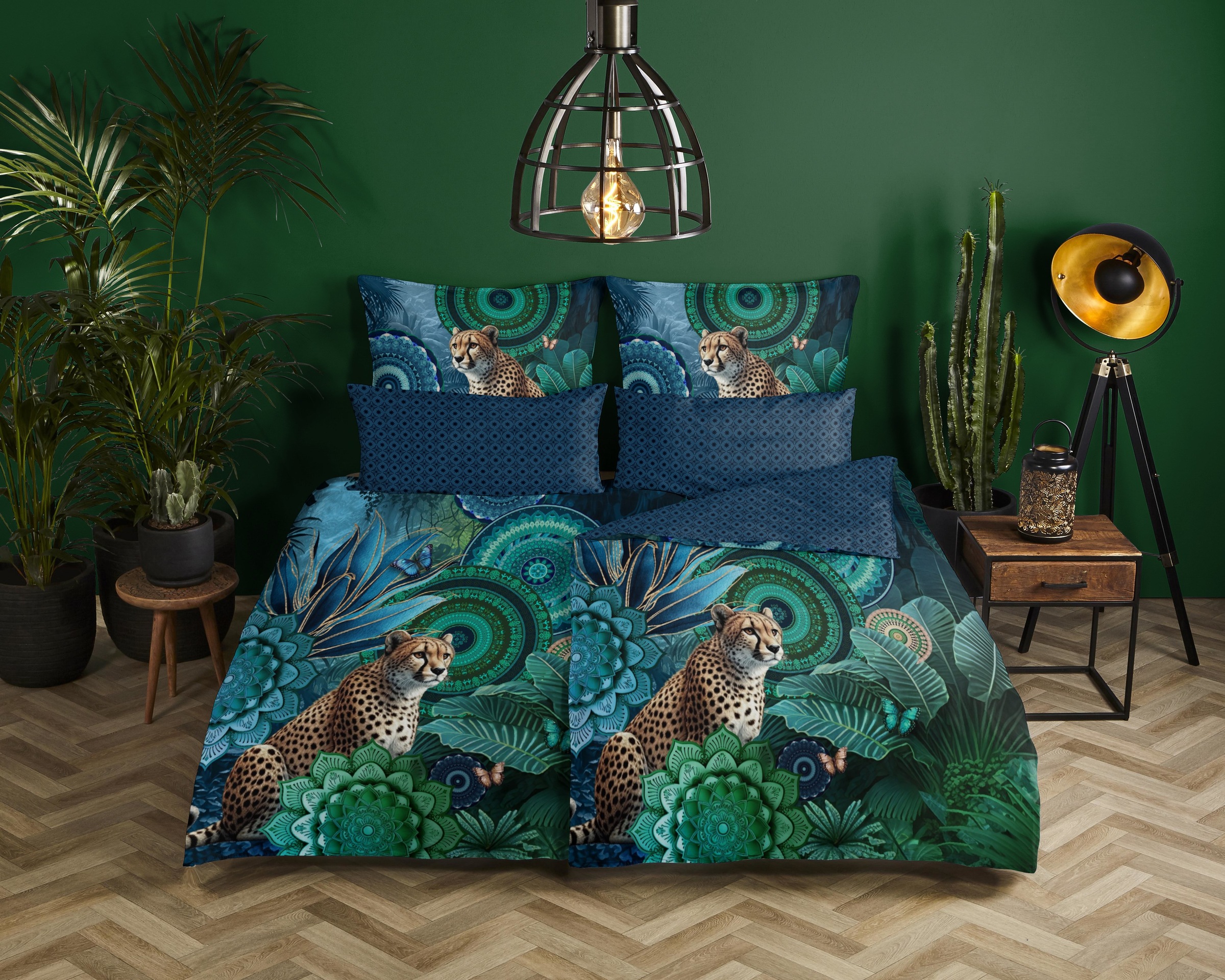 hip Wendebettwäsche "Nyah" 3 Stk. Satin, Reißverschluss, Wendeoptik, Mandal günstig online kaufen