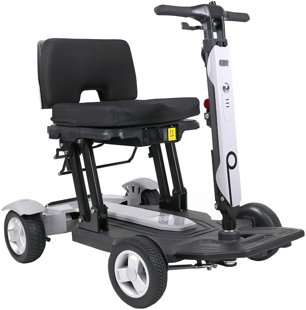 PROPHETE Elektromobil "SM4 Kompakt E-Seniorenroller"grau, Elektromobile, Tiefer Einstieg, bis zu 20 km Reichweite, klappbar