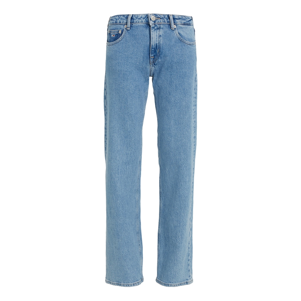 Tommy Jeans Bequeme Jeans »LW STR BH4116«, mit Ledermarkenlabel