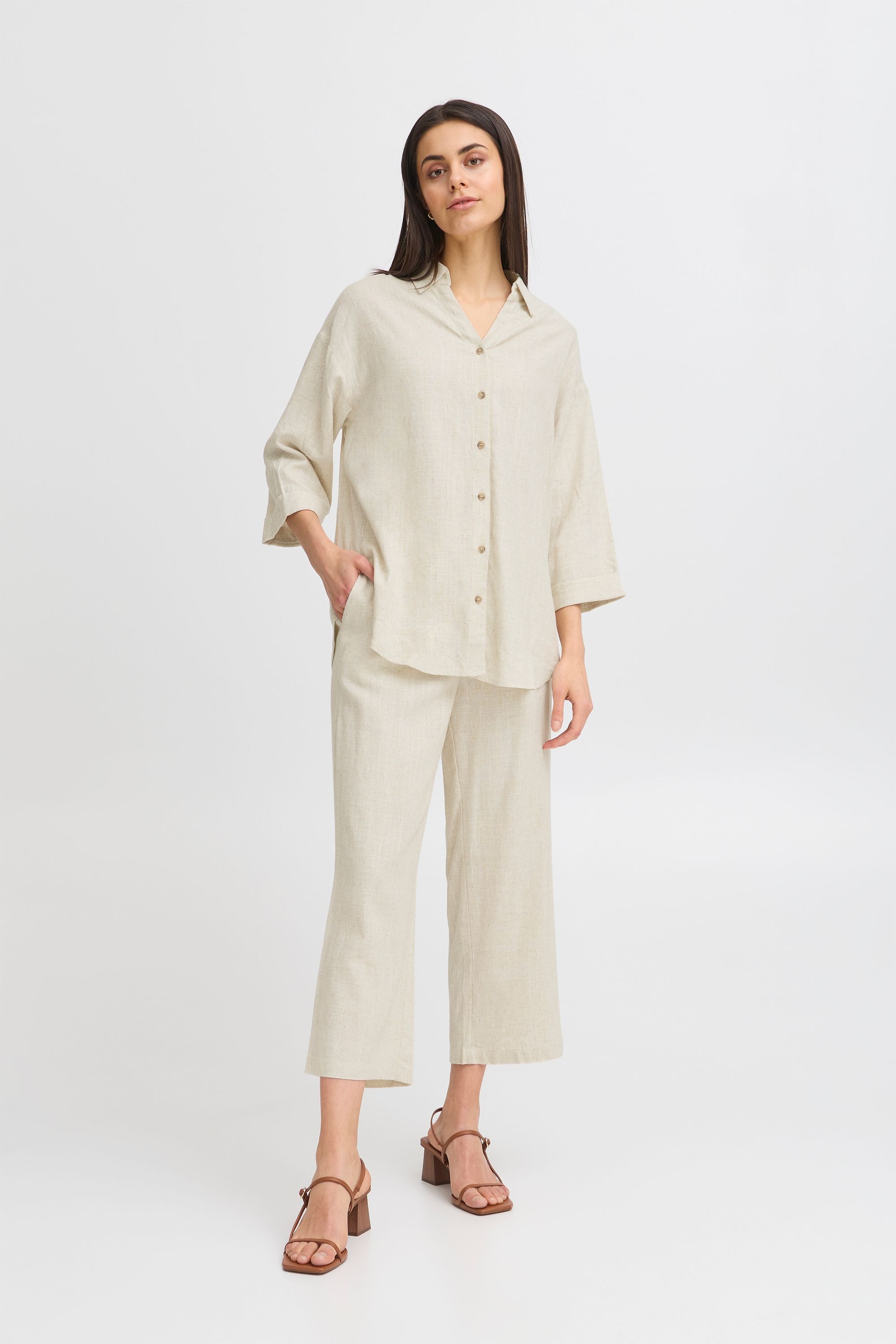 fransa Leinenhose »Leinenhose FRJUNA«