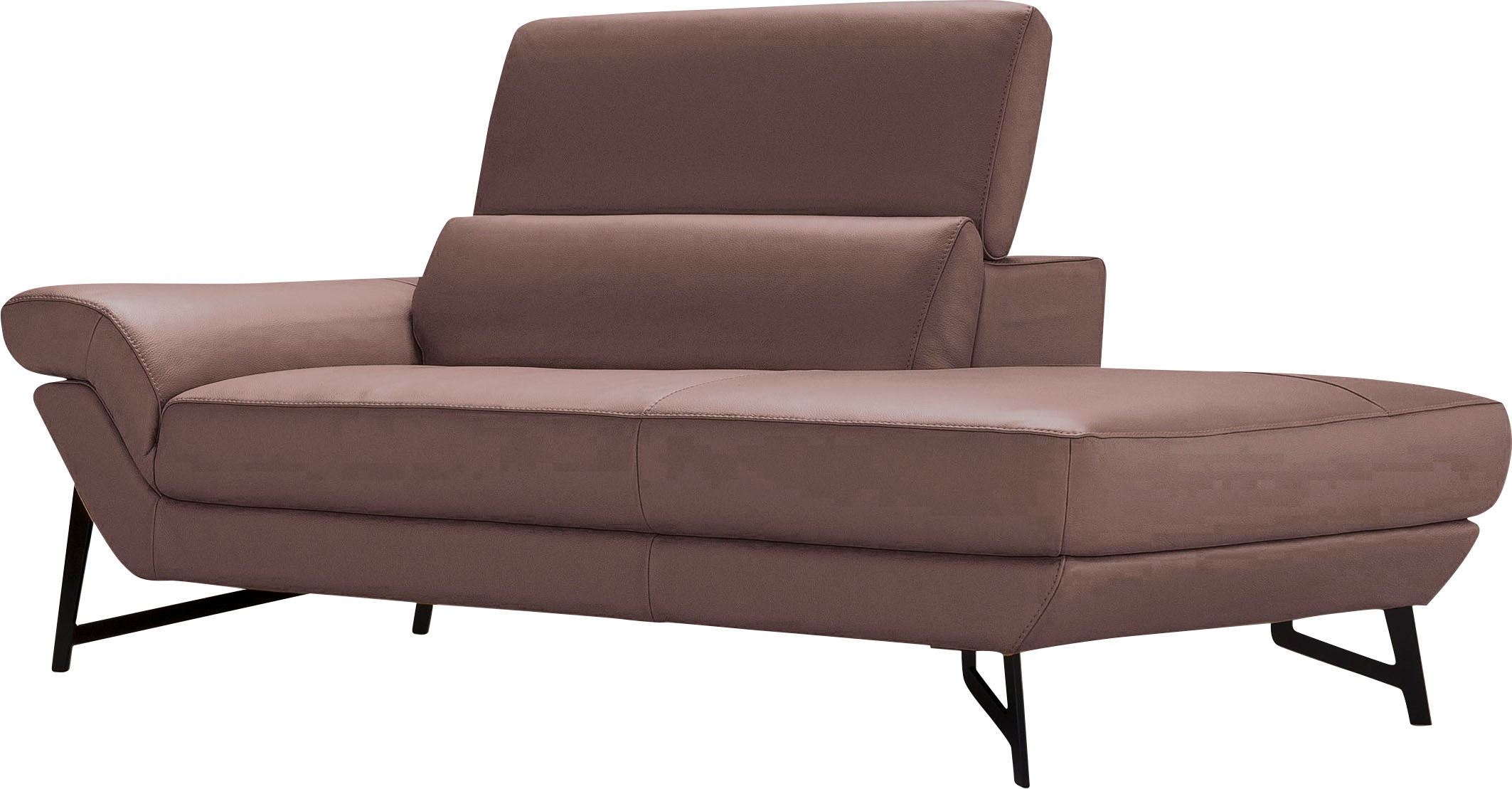Egoitaliano Ottomane »Narcisa, Designsofa«, mit verstellbarer Kopfstütze, Solitärmöbel als Blickfang