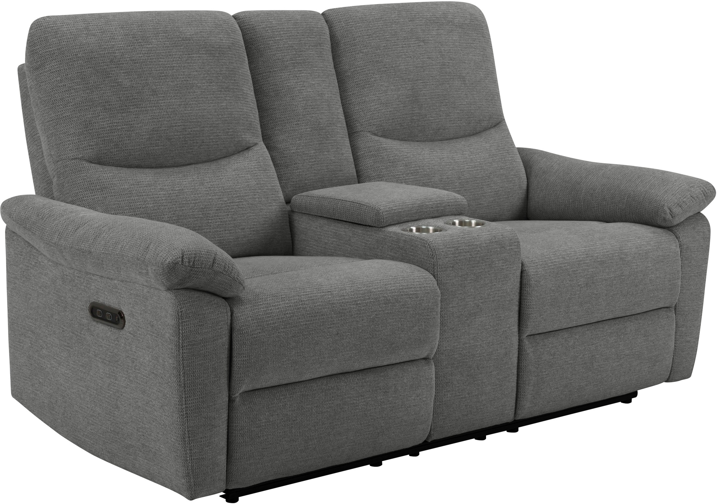 Thumbnail - Home affaire 2-Sitzer "ODILON, 2er-Kinosofa, TV-Sessel, Mulitmedia-Sofa, Struktur, USB A/C," Relaxfunktion manuell u. el...