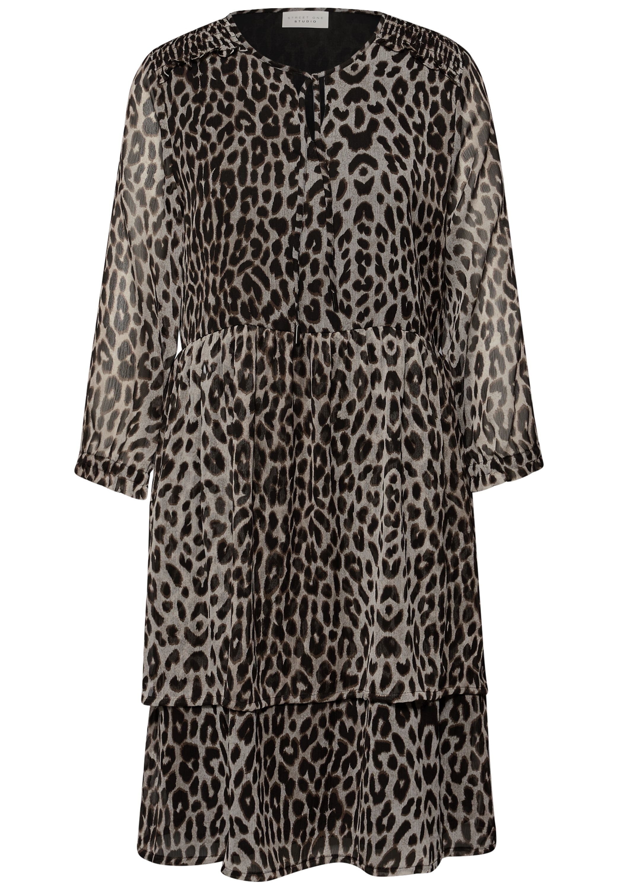 STREET ONE STUDIO Sommerkleid Ohne Taschen knielang