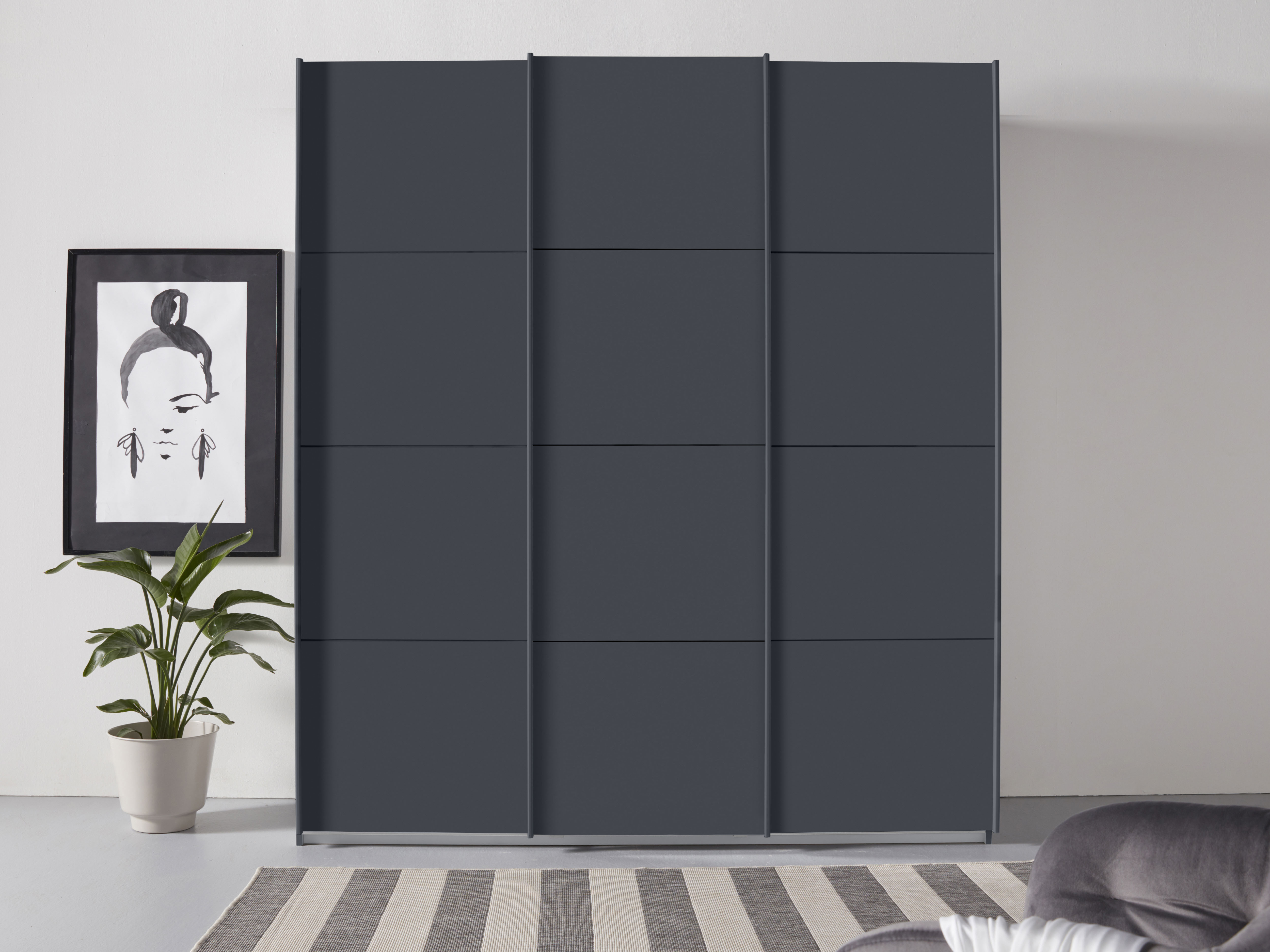 OTTO home Kleiderschrank "Mehrzweckschrank Aktenschrank Möbel Mietswohnung TOPSELLER OTELI" 3 Ausstattungen BASIC/CLASSIC/PREMIUM (inkl. SOFT-CLOSE-FUNKTION), Breiten 203/271/315/360 cm Höhen 210/229 cm MADE IN GERMANY