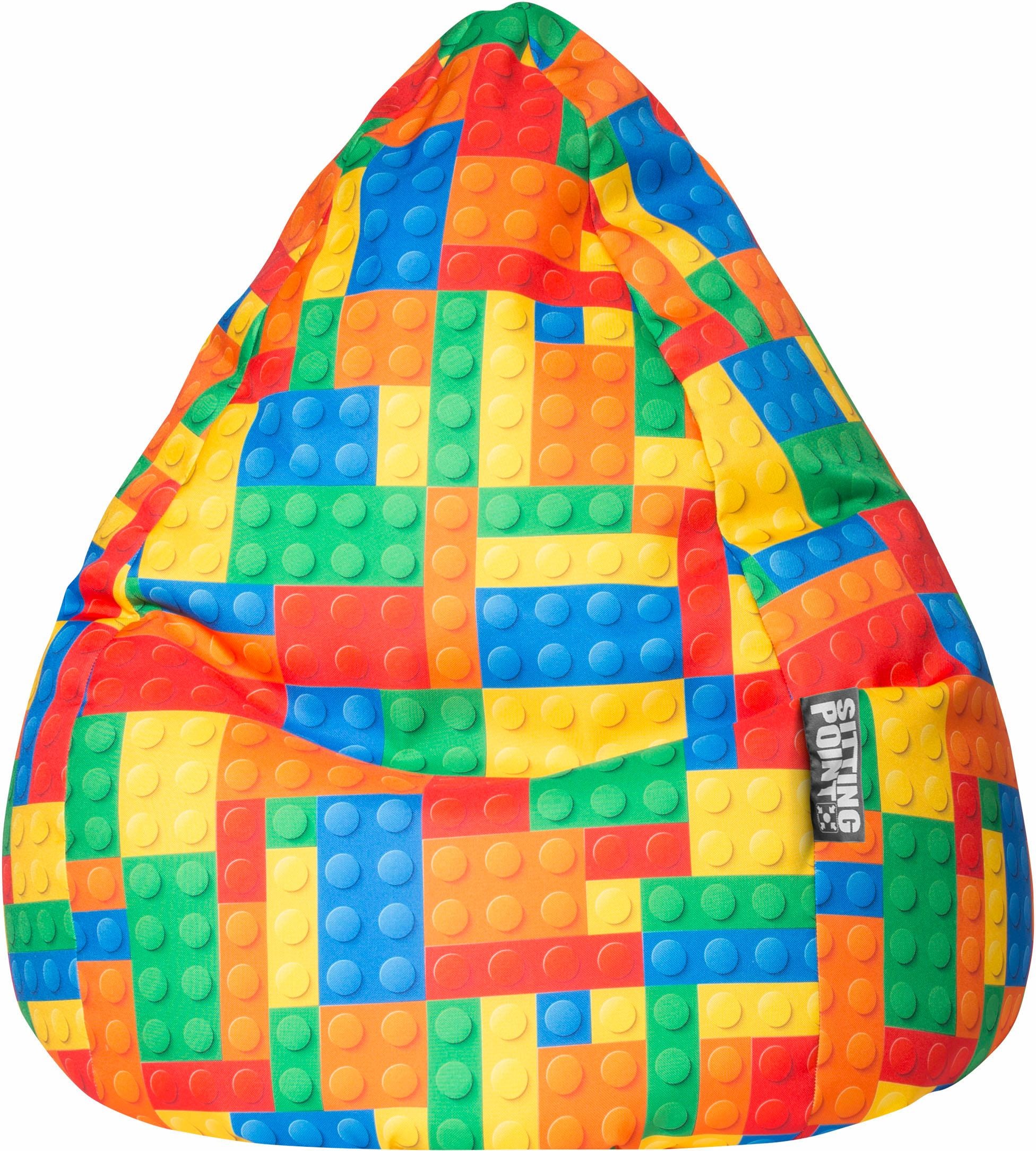 Sitzsack »Bricks Cat XL«, Digitaldruck