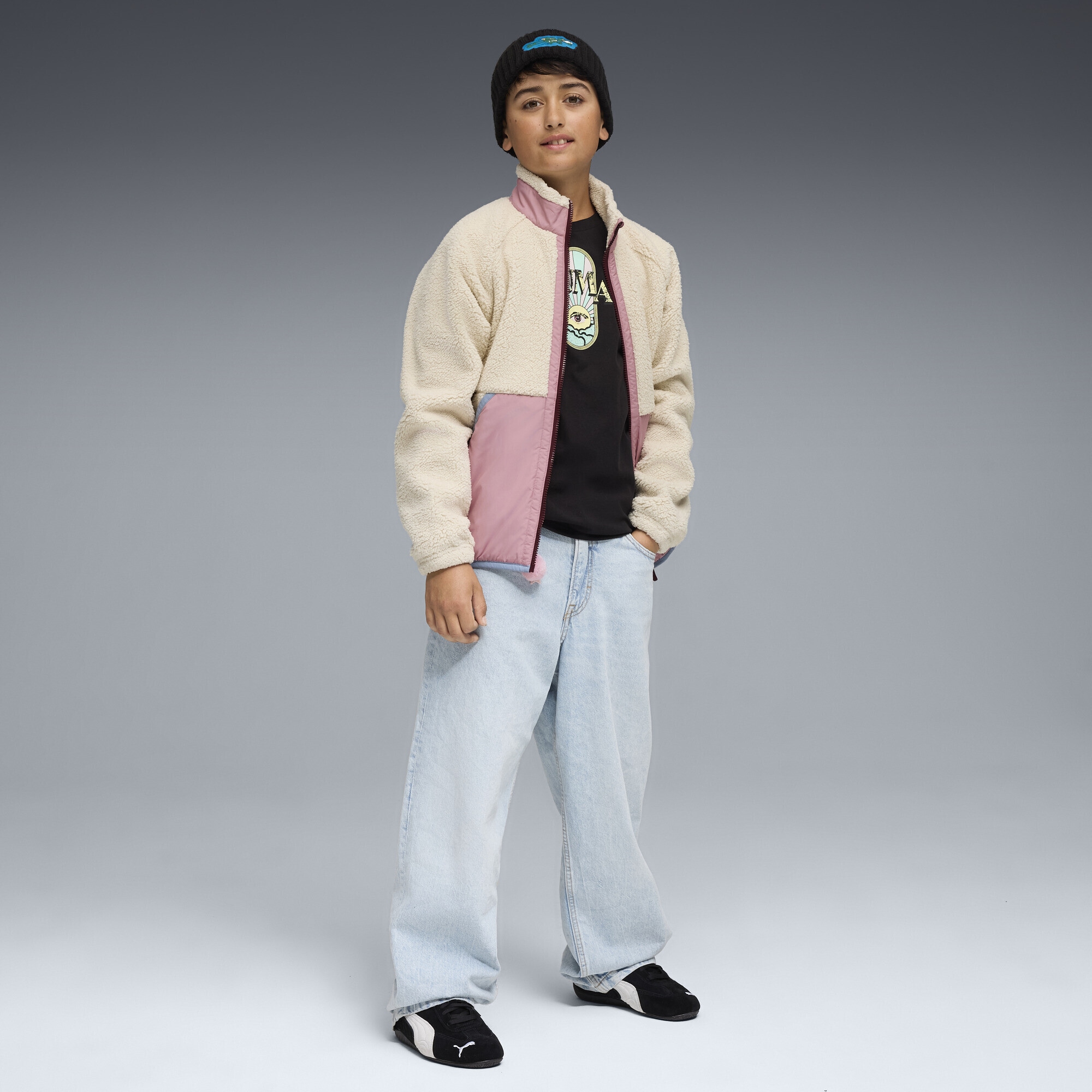 PUMA Funktionsweste »Hybrid Sherpa Jacke Jugendliche«