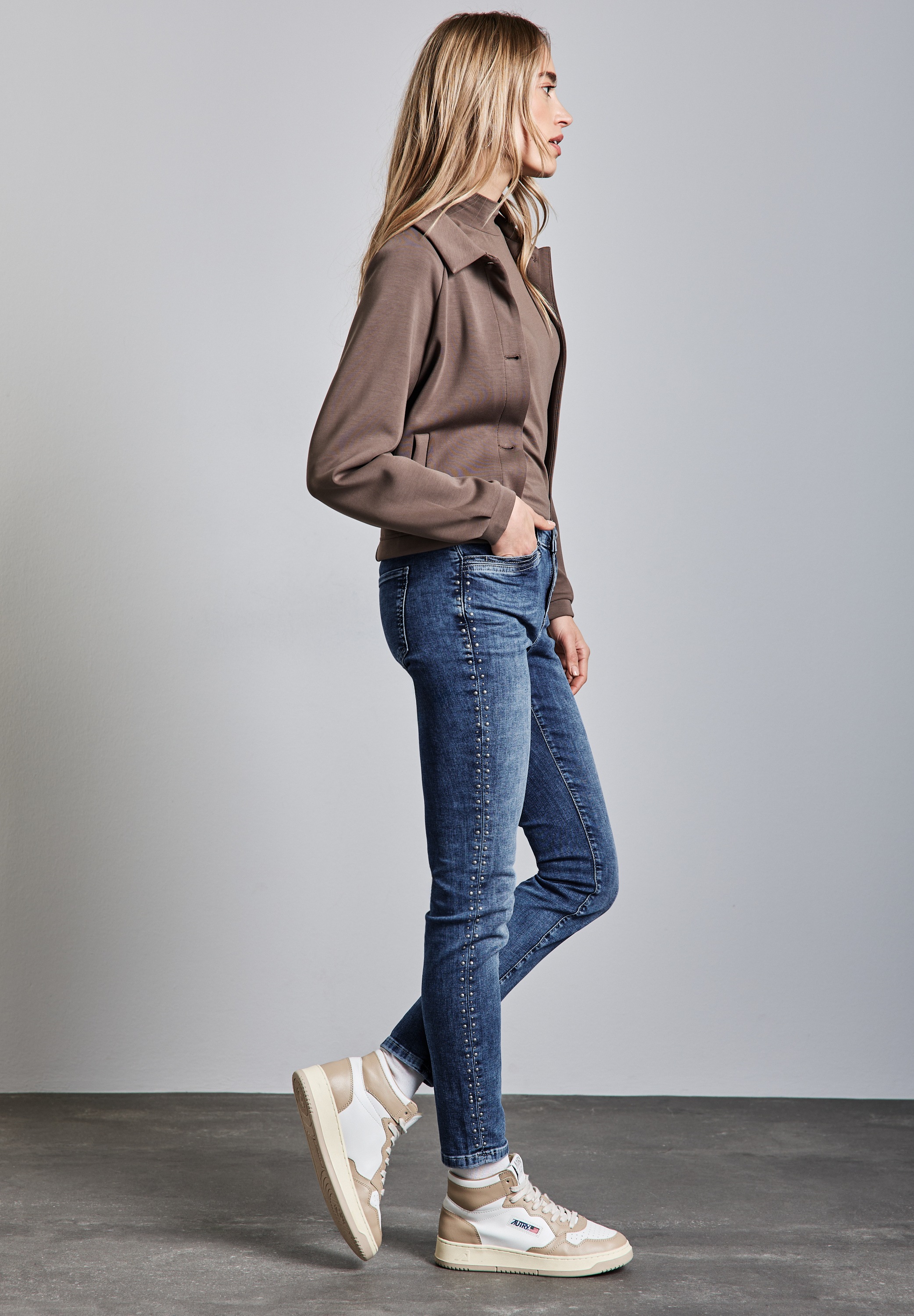 STREET ONE Slim-fit-Jeans, Middle Waist