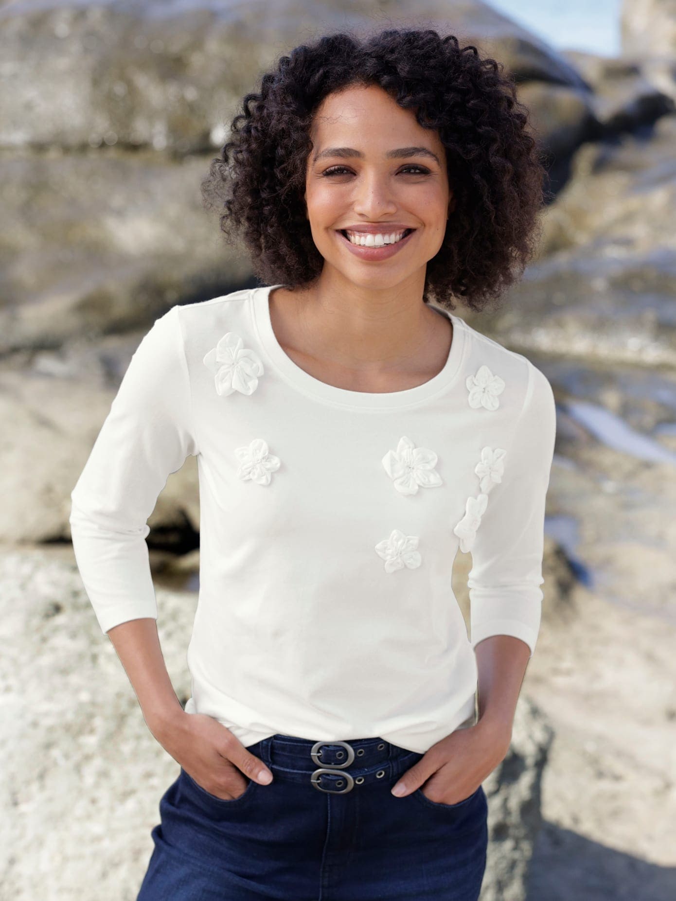 heine 3/4-Arm-Shirt "Shirt", (1 tlg.) günstig online kaufen