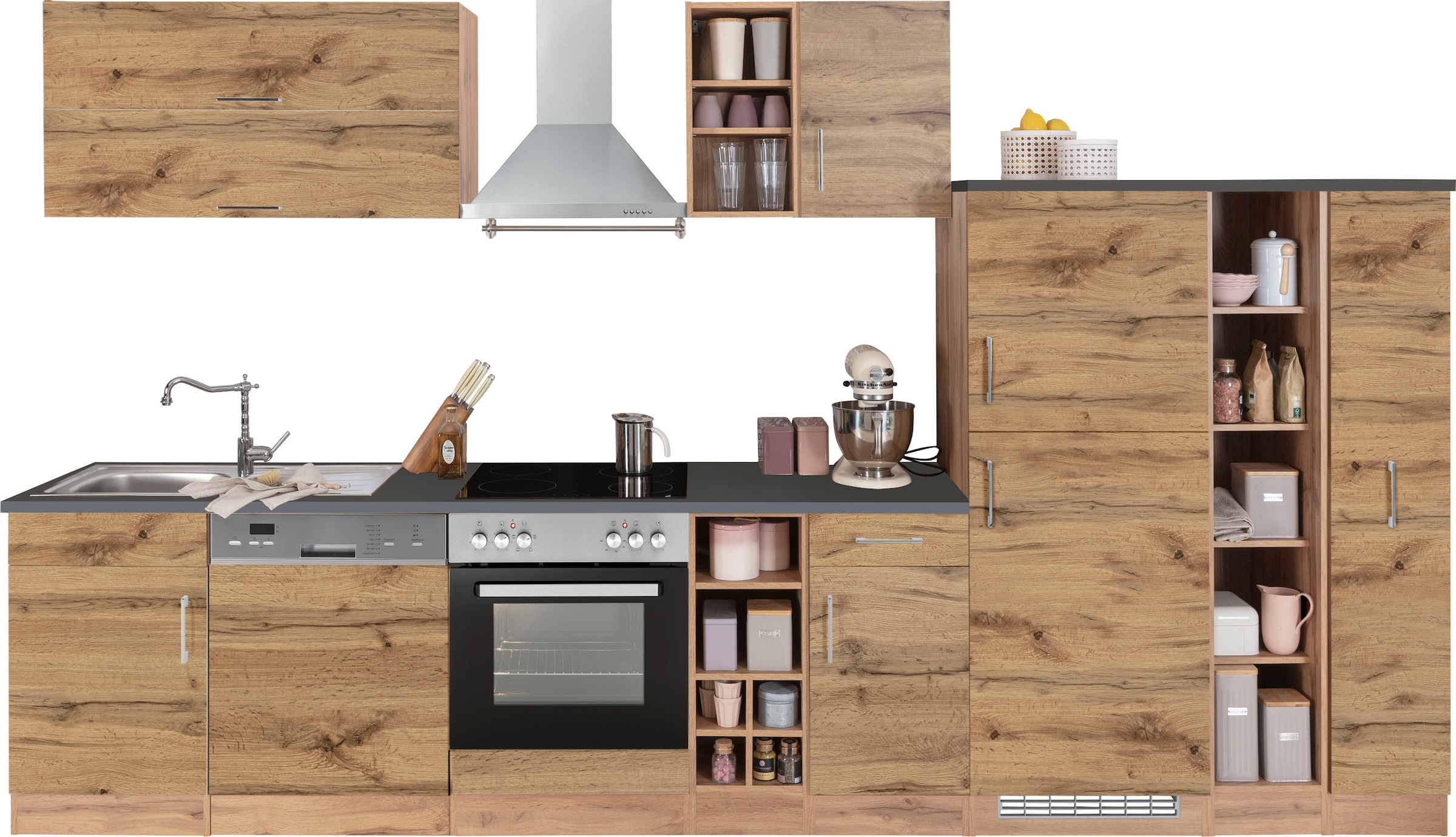 KOCHSTATION Küchenzeile "KS-Colmar", ohne E-Geräte, Breite 360 cm günstig online kaufen