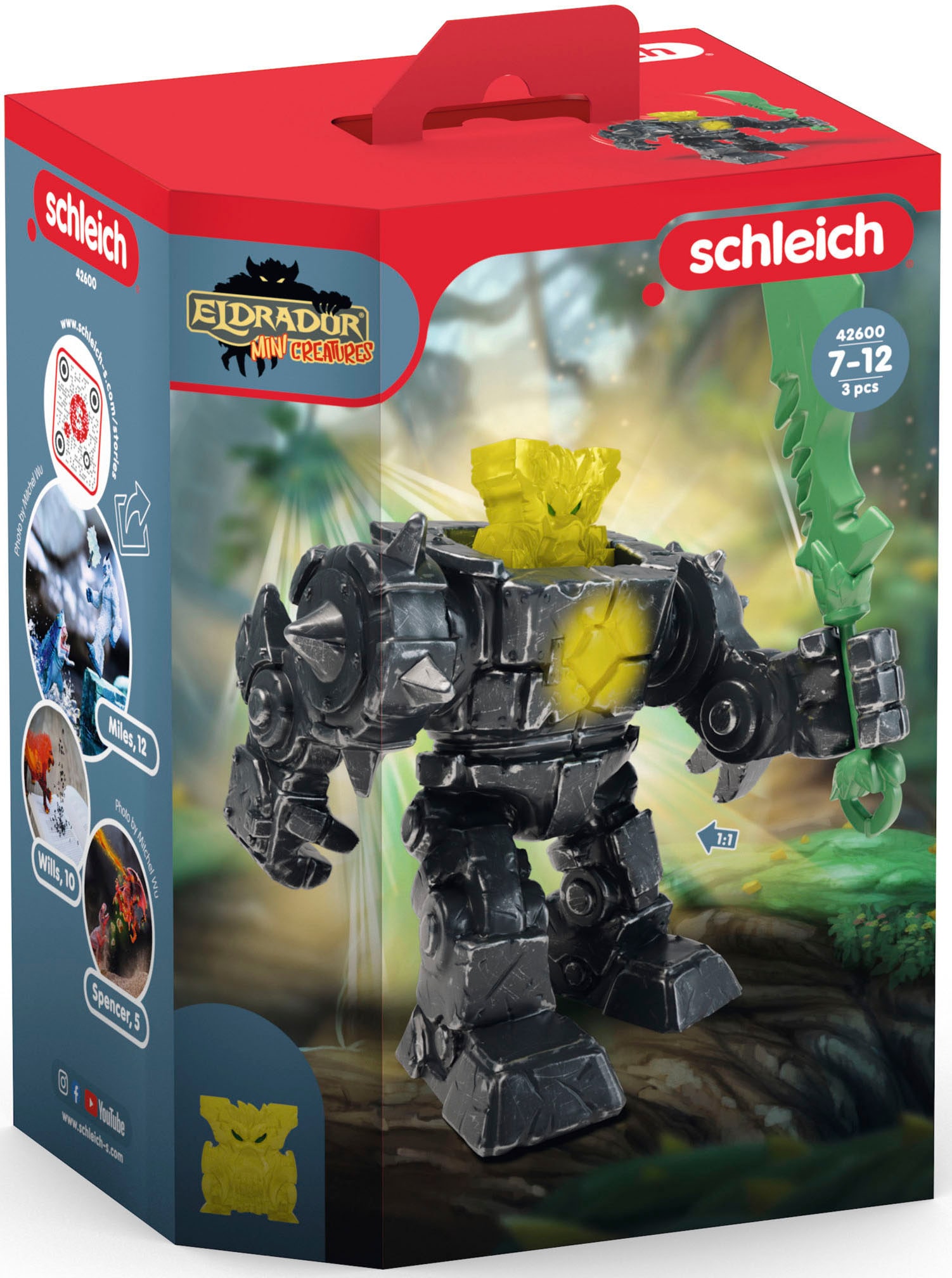 Schleich® Spielfigur »ELDRADOR®, Roboter Schatten-Dschungel (42600)«
