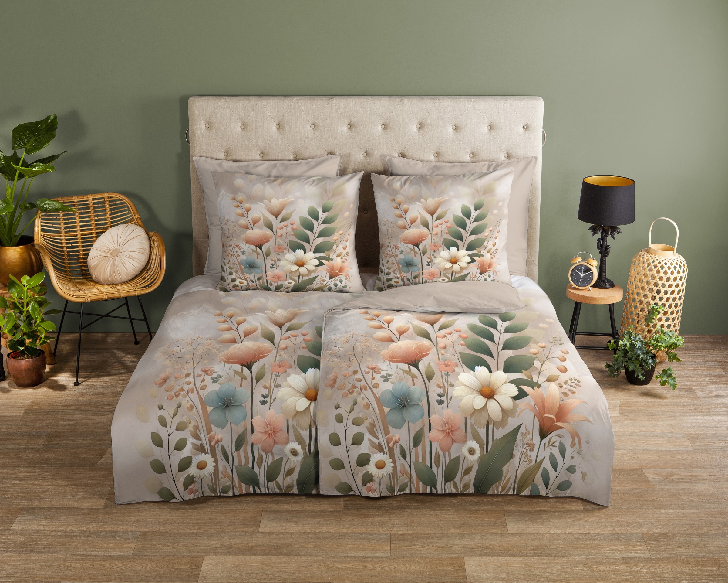 good morning Wendebettwäsche "Ingrid" 2 Stk. tlg. 100% Baumwolle, Renforcé, günstig online kaufen