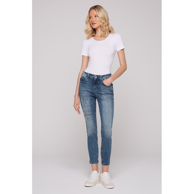 SOCCX Slim-fit-Jeans, mit verkürztem Bein online kaufen | BAUR