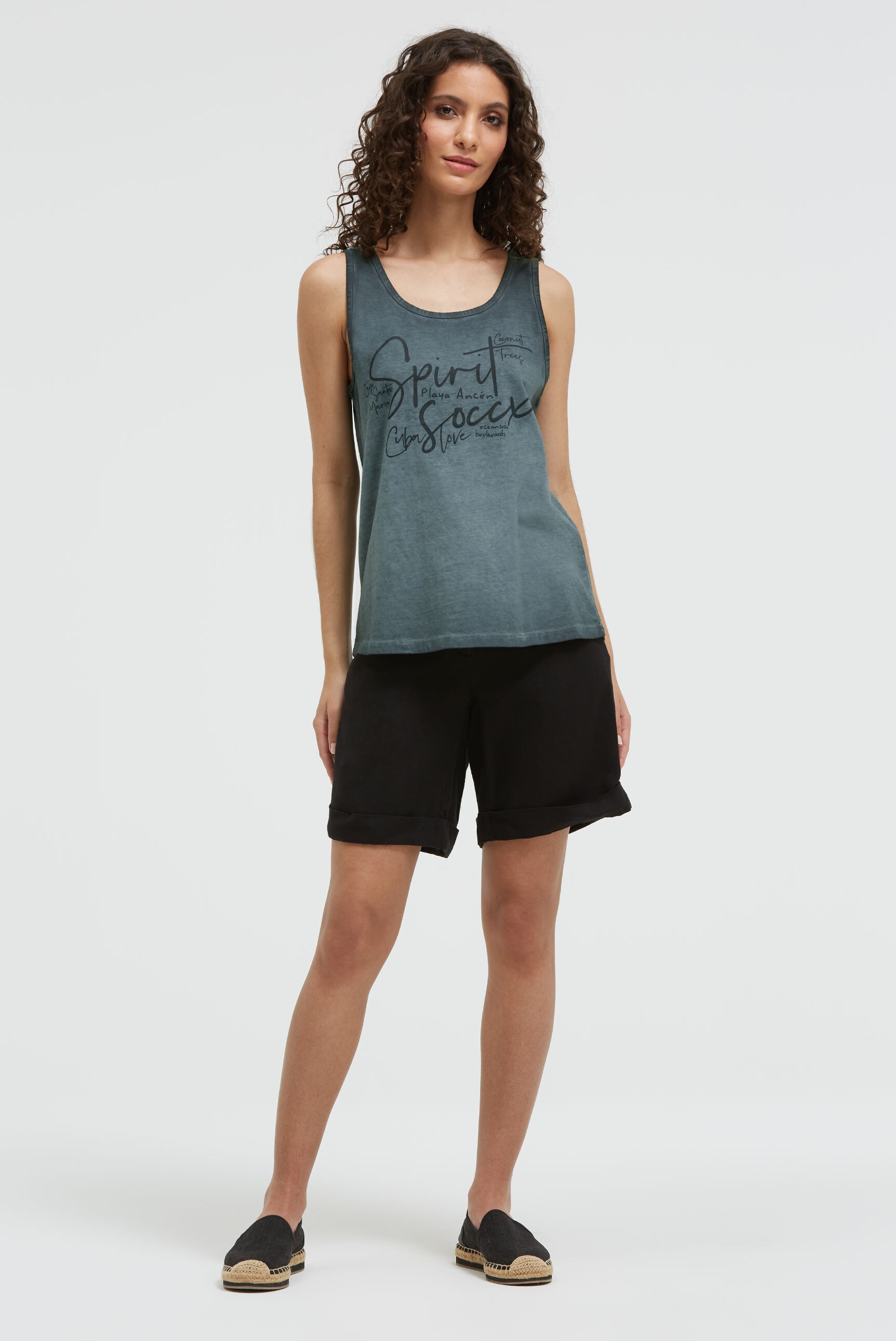 SOCCX Tanktop aus Baumwolle