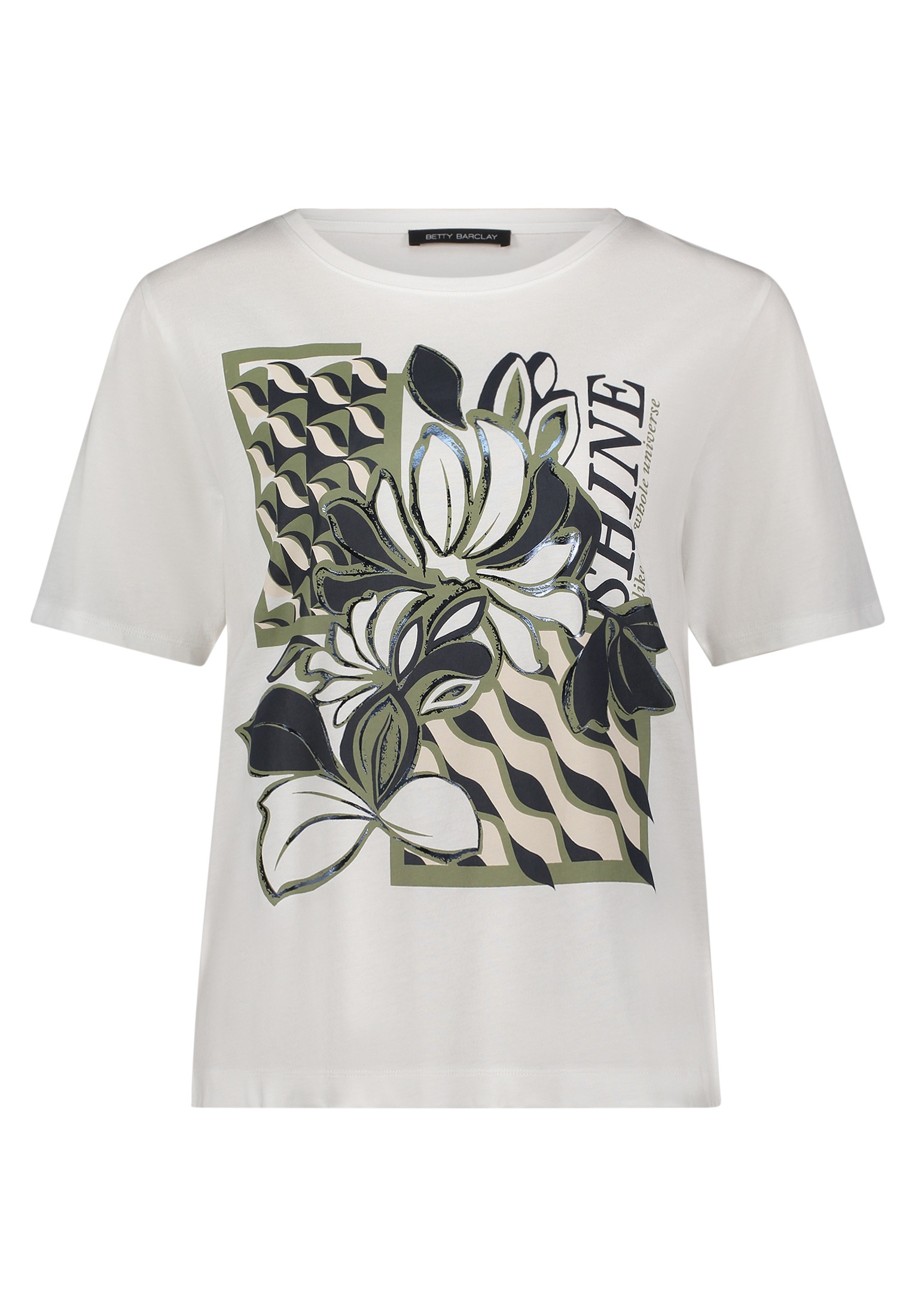 Betty Barclay Kurzarmshirt "Betty Barclay Basic Shirt mit Rundhalsausschnit günstig online kaufen
