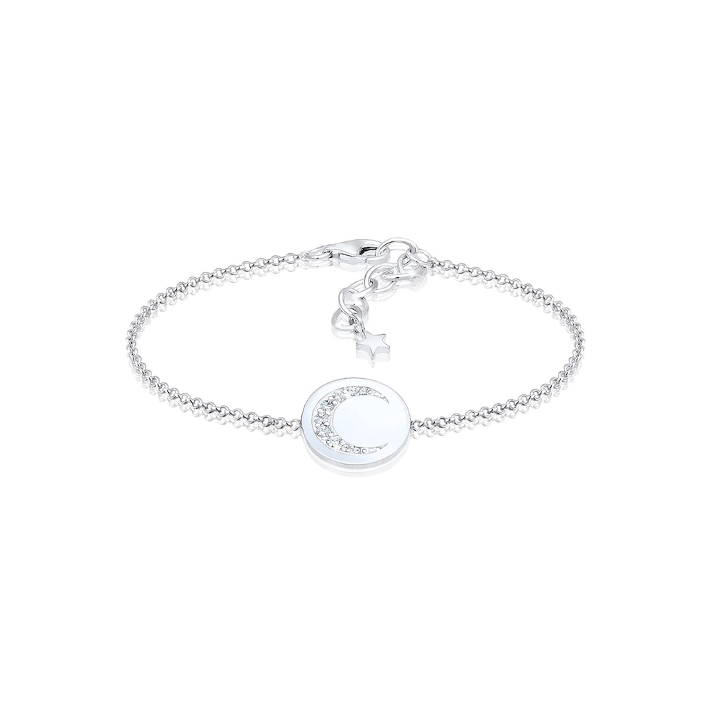 Elli Armband »Halbmond Astro Kristalle 925 Silber« Elli Armband »Halbmond Astro Kristalle 925 Silber«