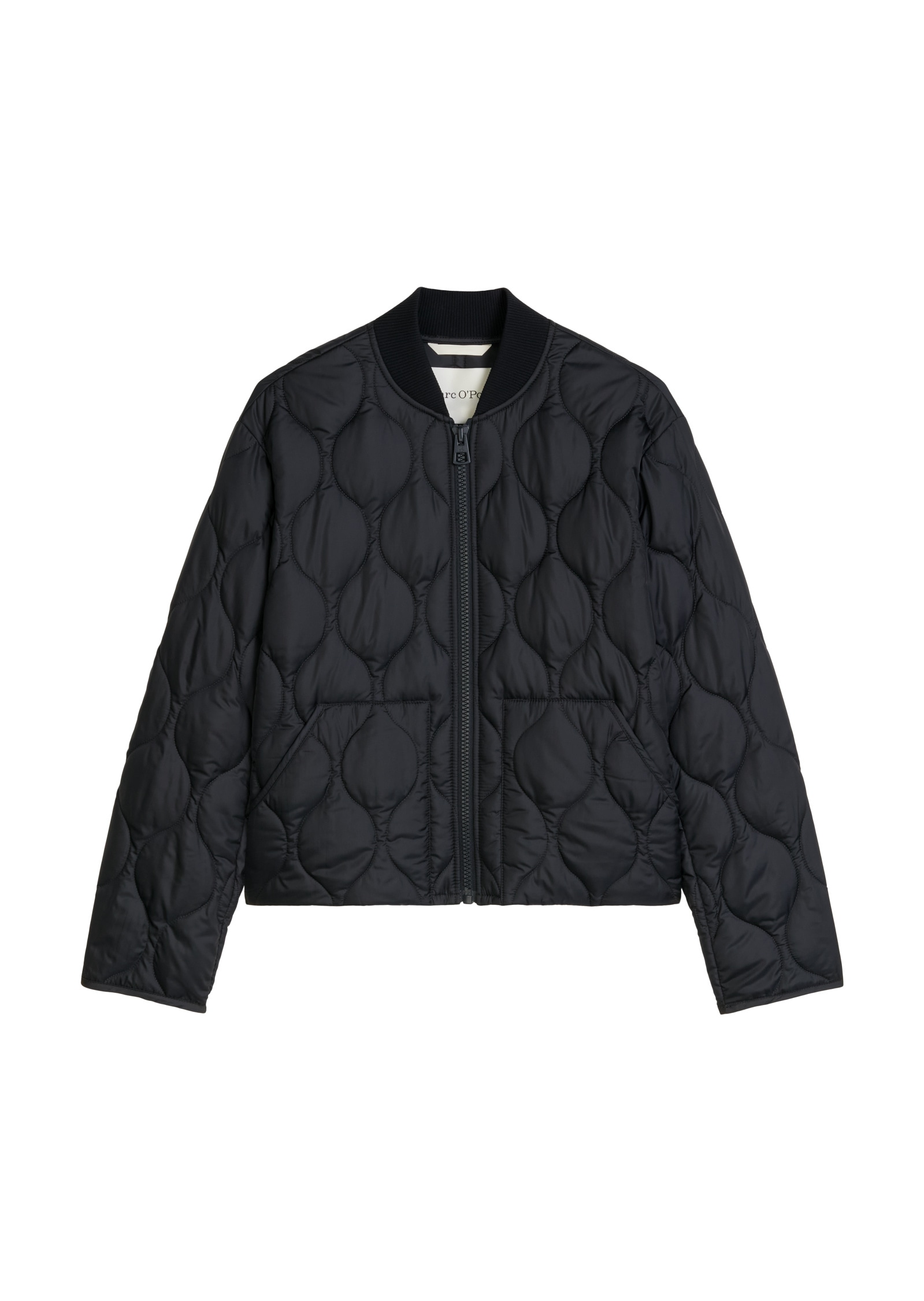 Marc O'Polo Outdoorjacke »aus recyceltem Polyester« ohne Kapuze