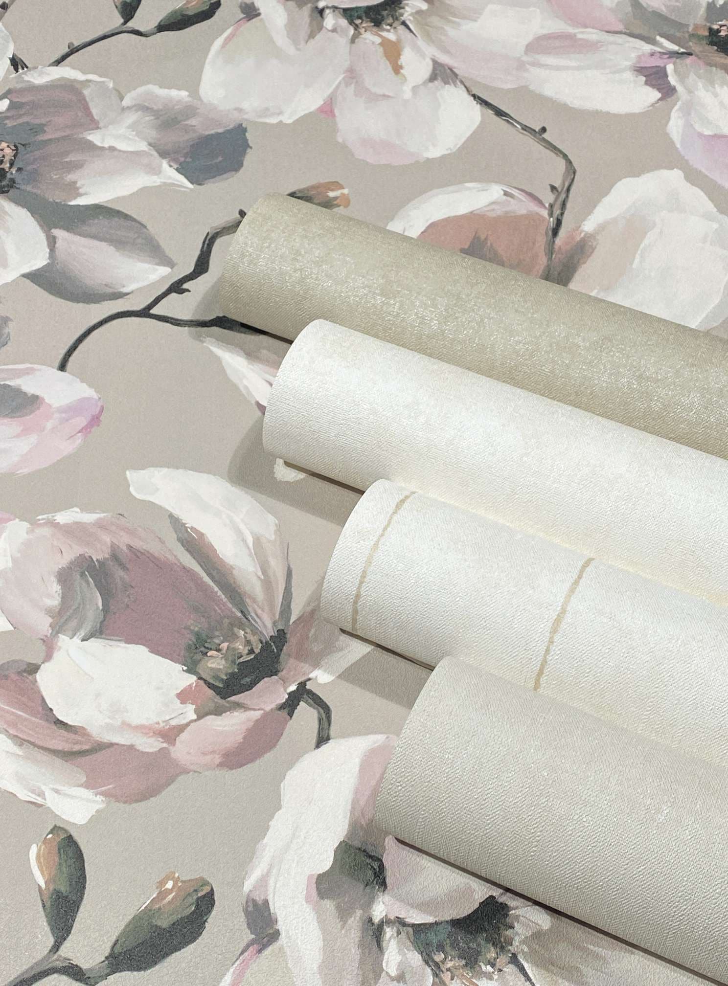 Marburg Vliestapete »Tapete Malerische Blüten«, floral, moderne Vliestapete für Wohnzimmer Schlafzimmer Küche
