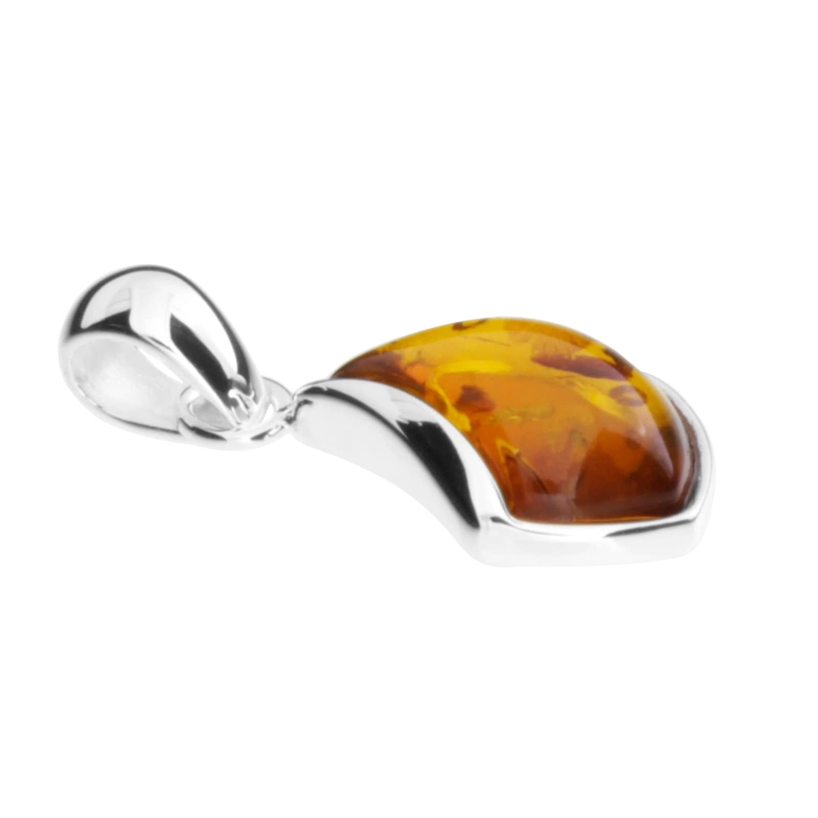OSTSEE-SCHMUCK Kettenanhänger »- Jula 23 mm - Silber 925/000 - Bernstein«