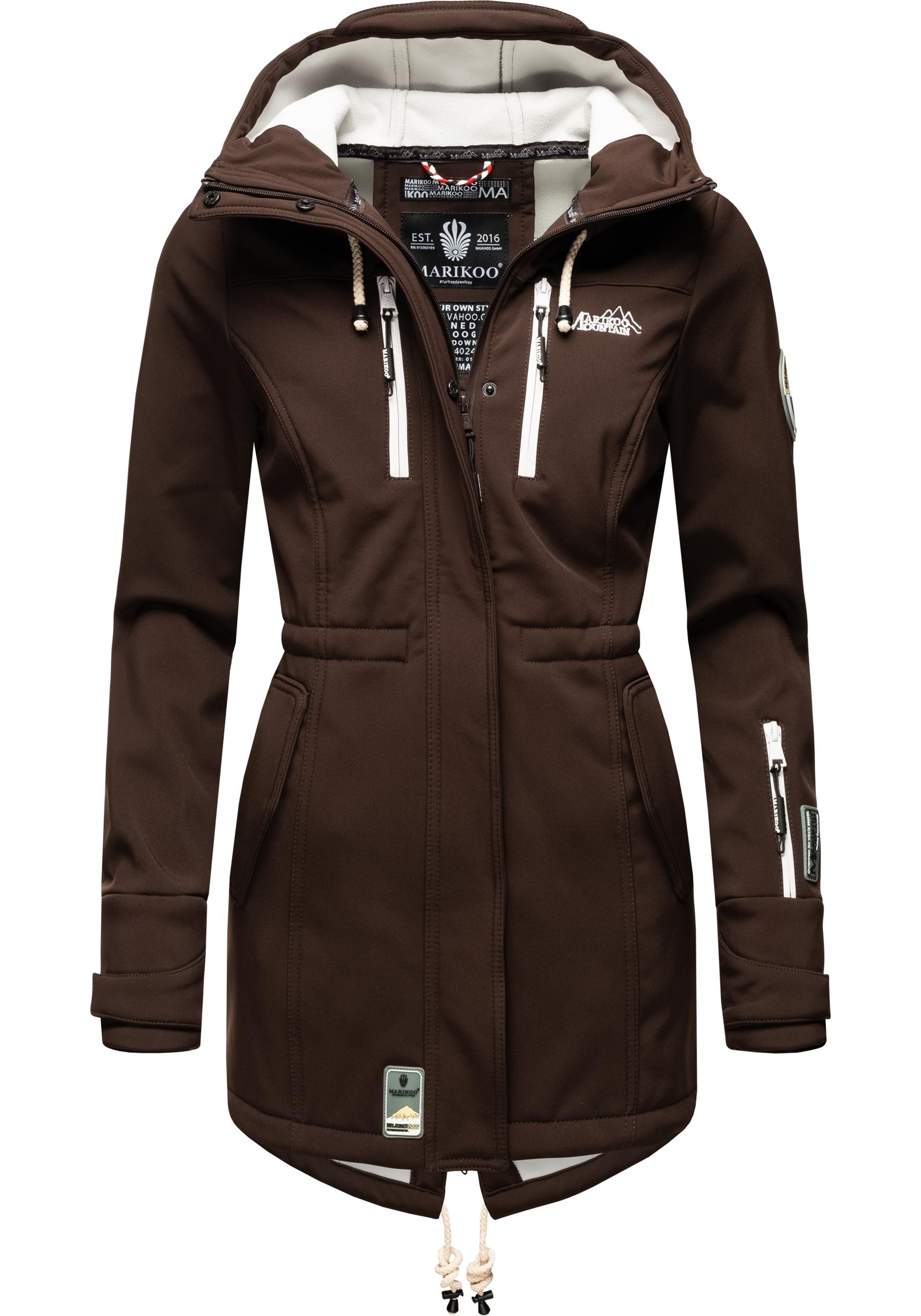 Marikoo Funktionsmantel "Zimtzicke" Softshell Parka mit Kapuze günstig online kaufen