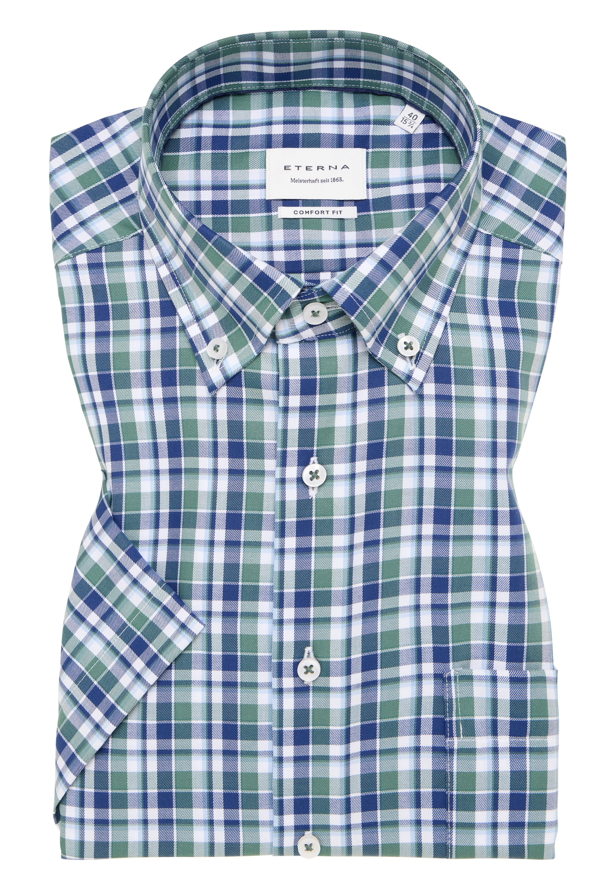 Eterna Kurzarmhemd »COMFORT FIT«, NON IRON (bügelfrei)