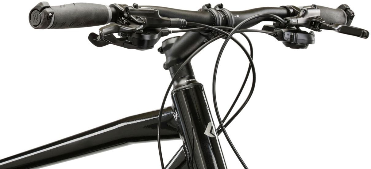 Kross Crossrad »Crossrad Damen 28" Evado 7.0 schwarz 20 Gänge« 20 Gang Shimano CUES U6020 Schaltwerk Kettenschaltung