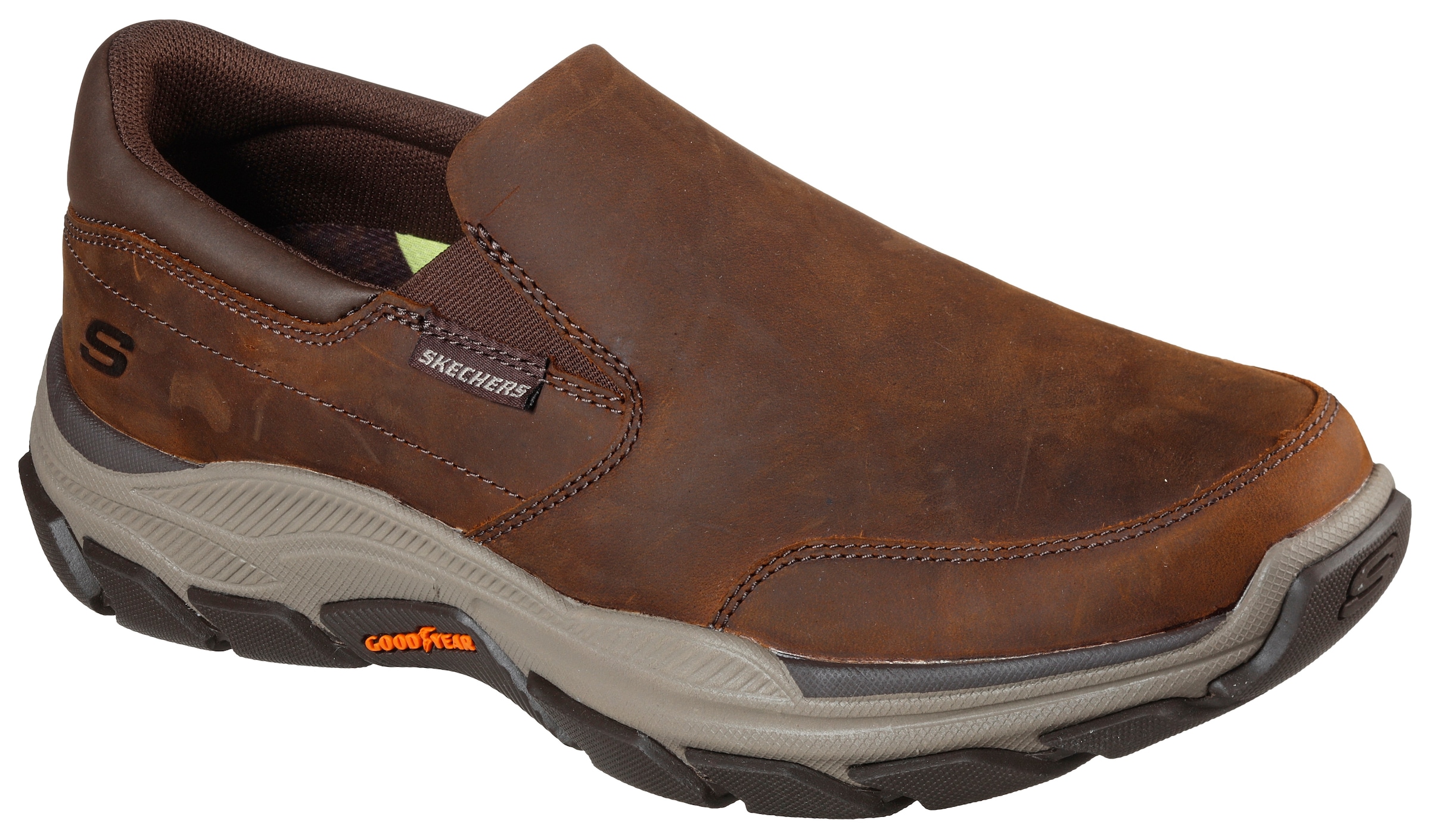 Skechers Slipper »RESPECTED - CALUM«, mit seitlichem Stretcheinsatz