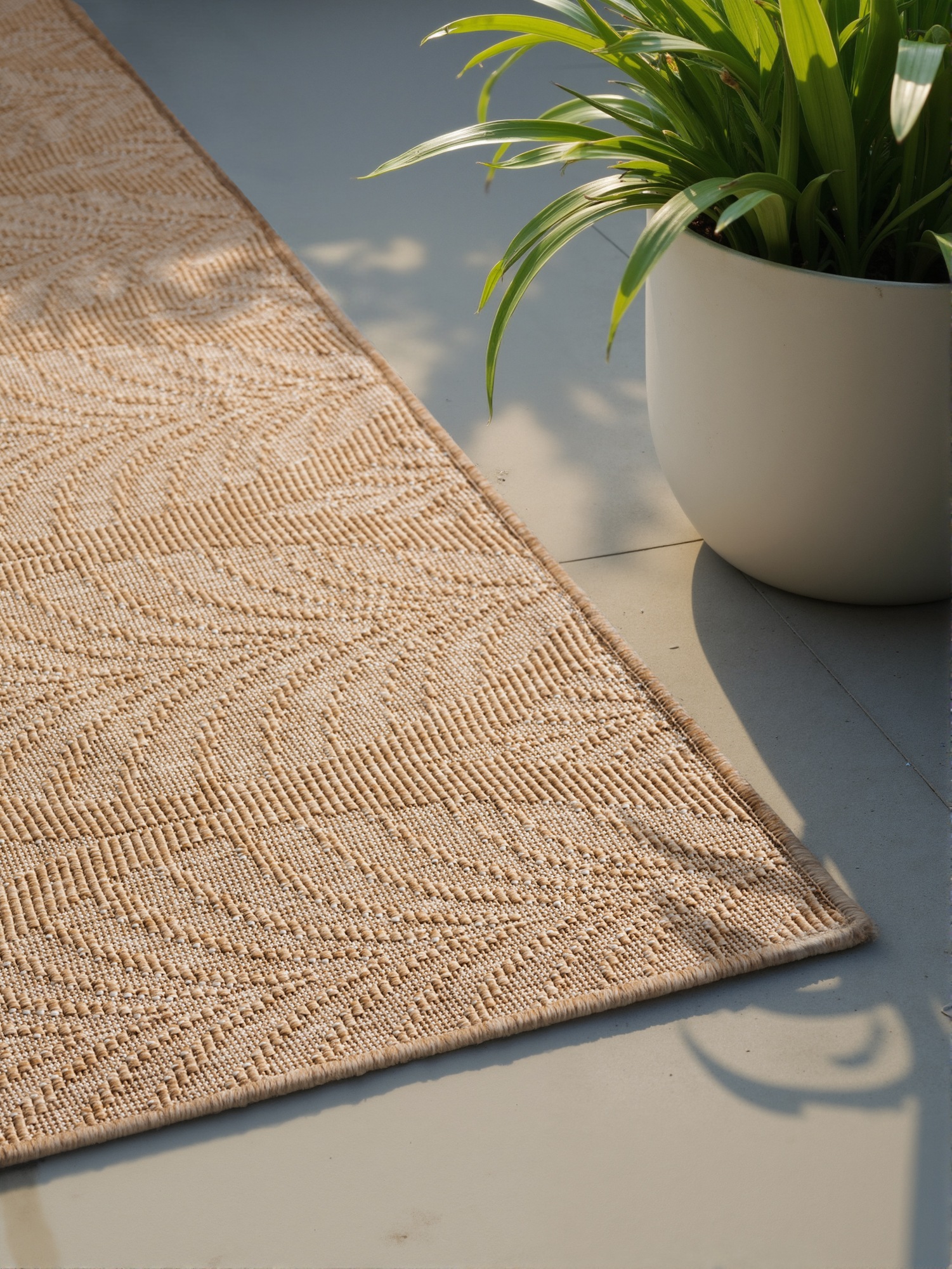 NORTHRUGS Outdoorteppich »Liora Wendeteppich«, rechteckig, 5 mm Höhe, Läufer, In und Outdoor, Flachgewebe, wetterfest, pflegeleicht, robust