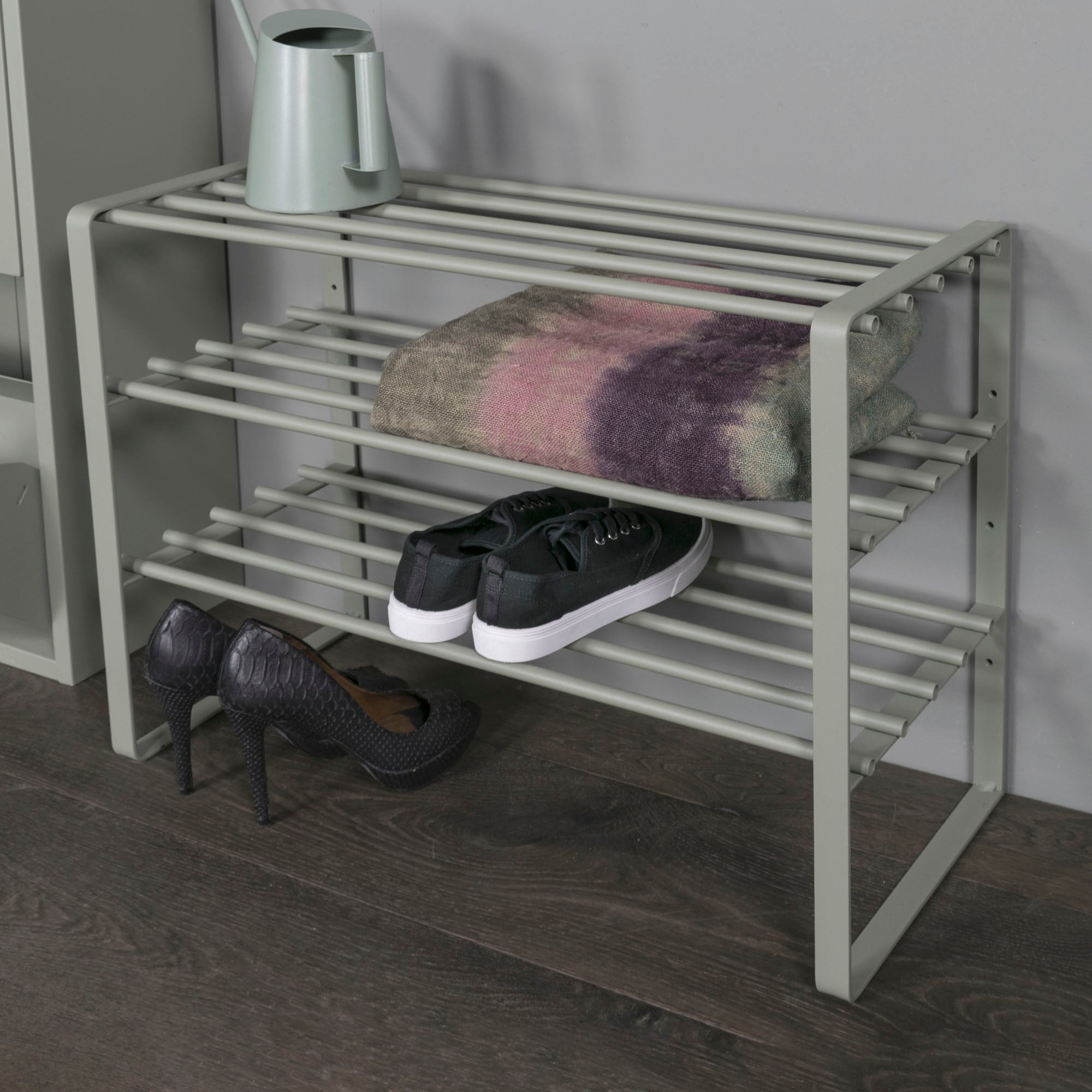 Spinder Design Schuhregal "REX SR 2 - 100 cm" 1 tlg. Regal aus Stahl, wahlw günstig online kaufen