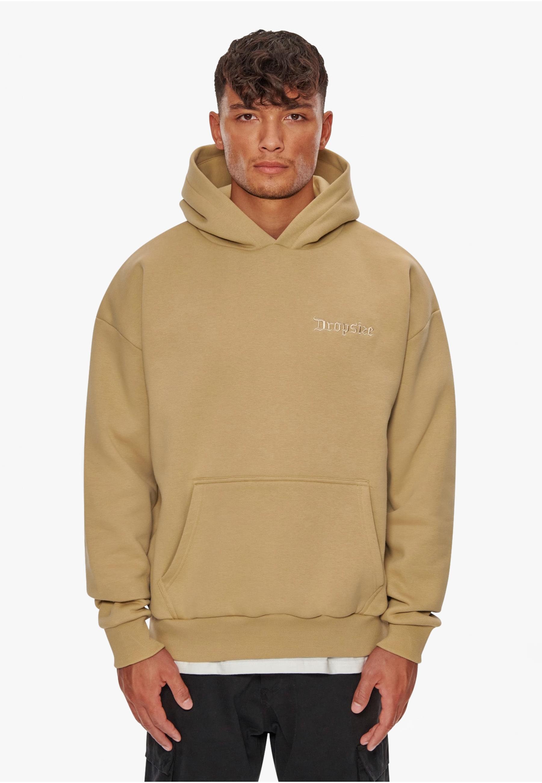 Dropsize Kapuzensweatshirt »Dropsize Herren Heavy Oversize Embo Hoodie«, (1 tlg.)