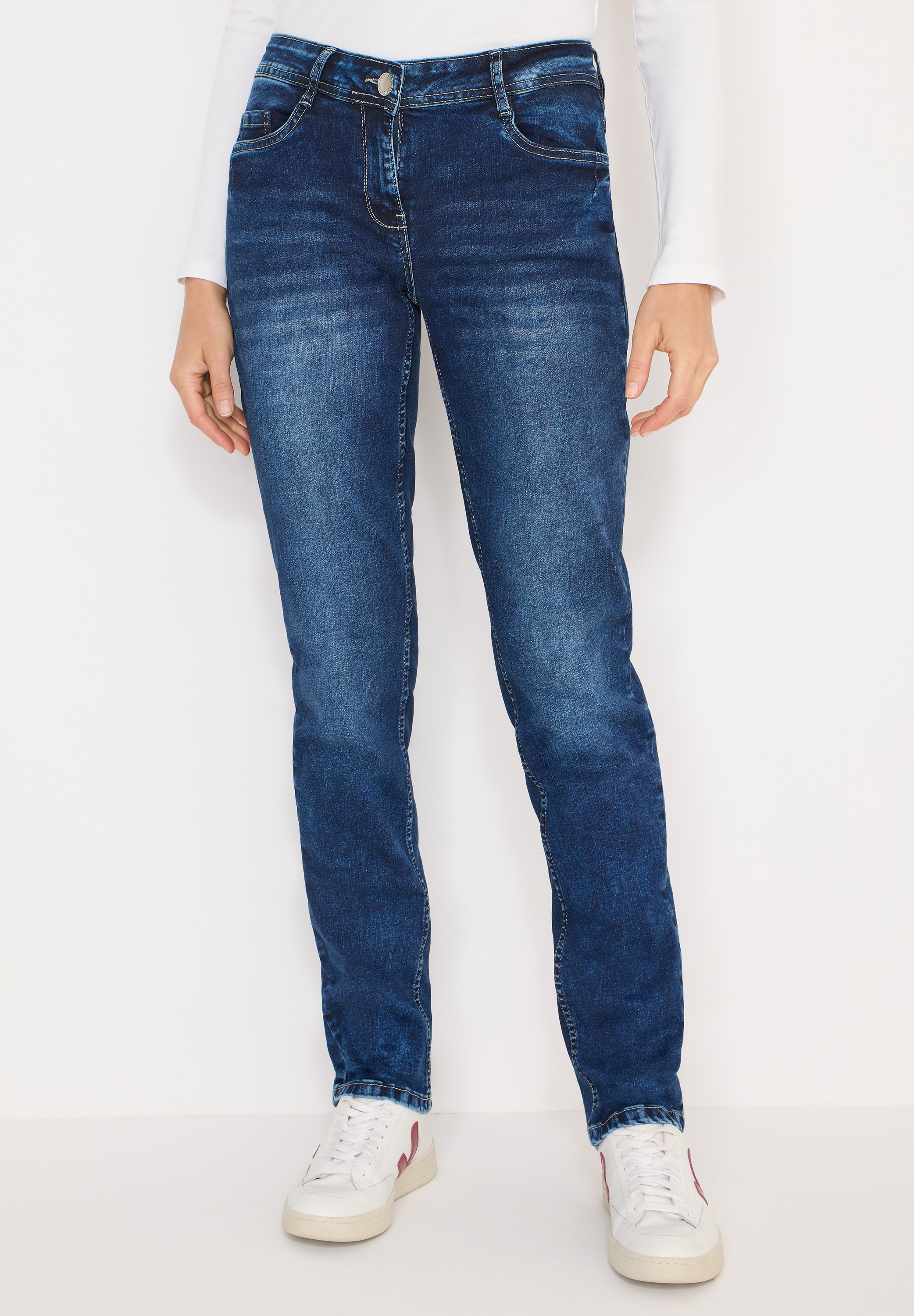 Cecil Comfort-fit-Jeans Middle Waist günstig online kaufen